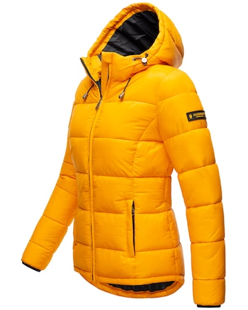 MARIKOO Damen Jacke Steppjacke mit gesteppt kaufen Netto Übergangsjacke Stepp Kapuze Herbst Leandraa online bei
