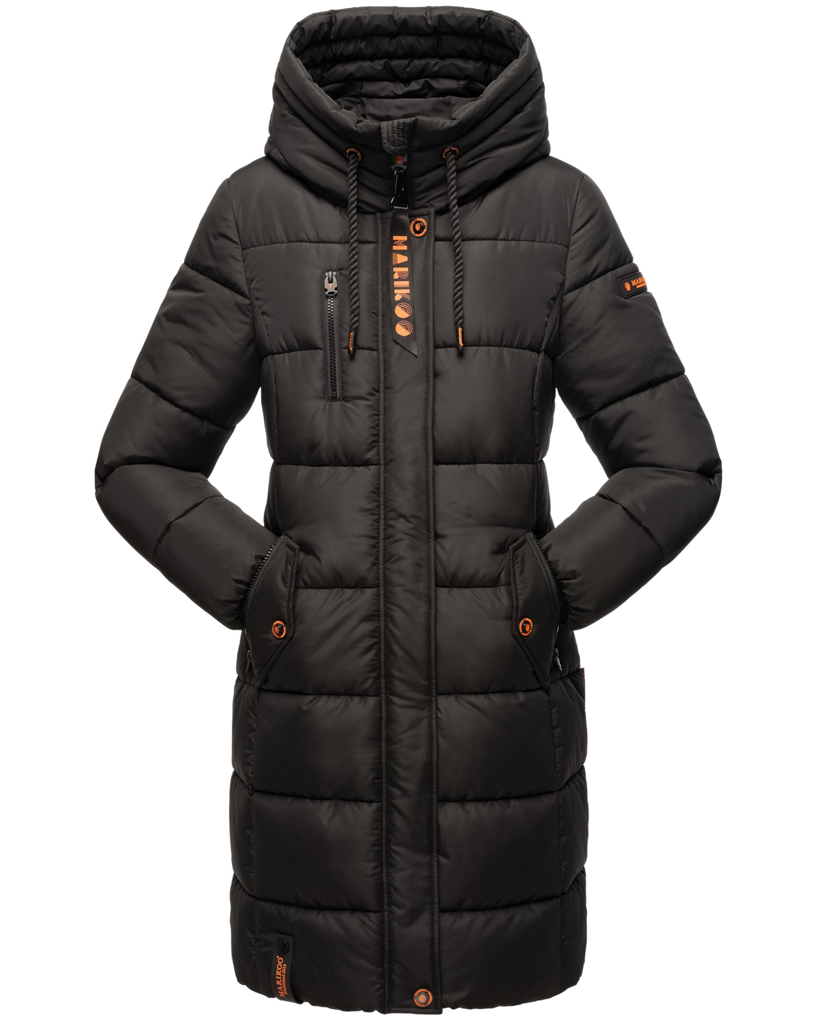 MARIKOO Damen Winterjacke Stepp Outdoor Jacke Anorak Parka Warm Mantel Kapuze Yuikoo - Bild 1
