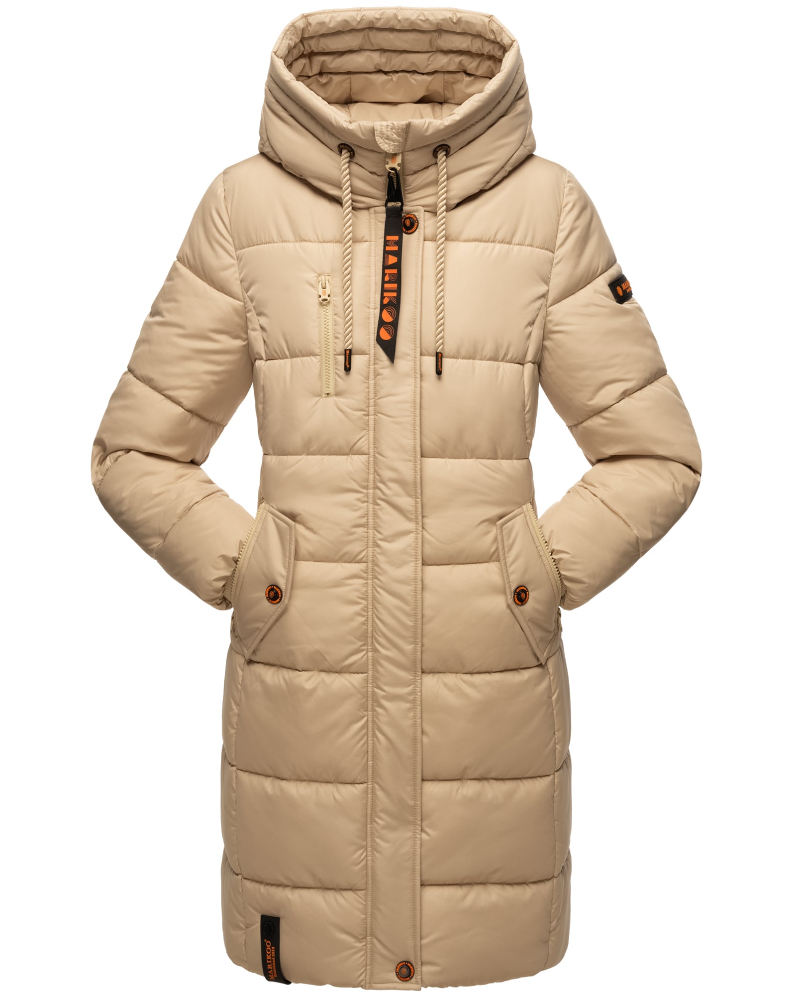 MARIKOO Damen Winterjacke Stepp Outdoor Jacke Anorak Parka Warm Mantel Kapuze Yuikoo - Bild 1