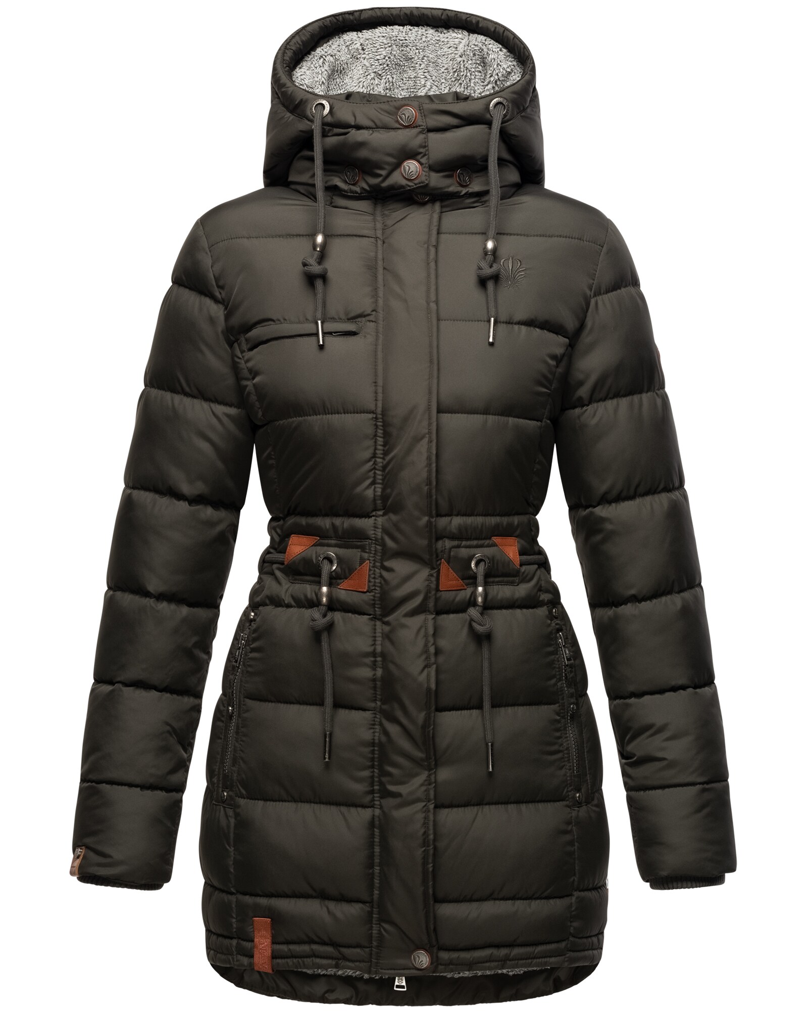 NAVAHOO Damen Steppmantel Stylischer Winterparka mit abnehmbarer Kapuze Daliee - Bild 1