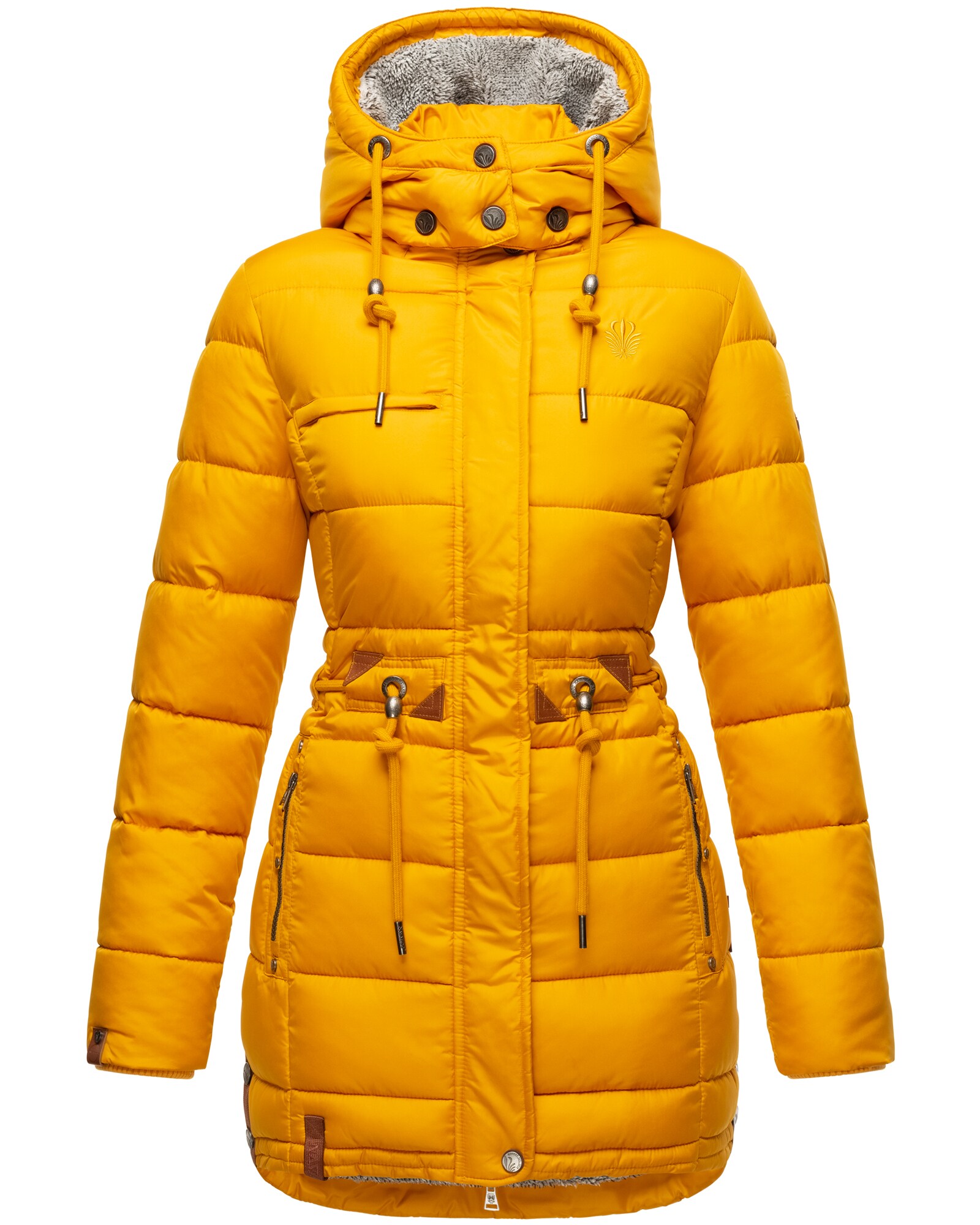 NAVAHOO Damen Steppmantel Stylischer Winterparka mit abnehmbarer Kapuze Daliee - Bild 1
