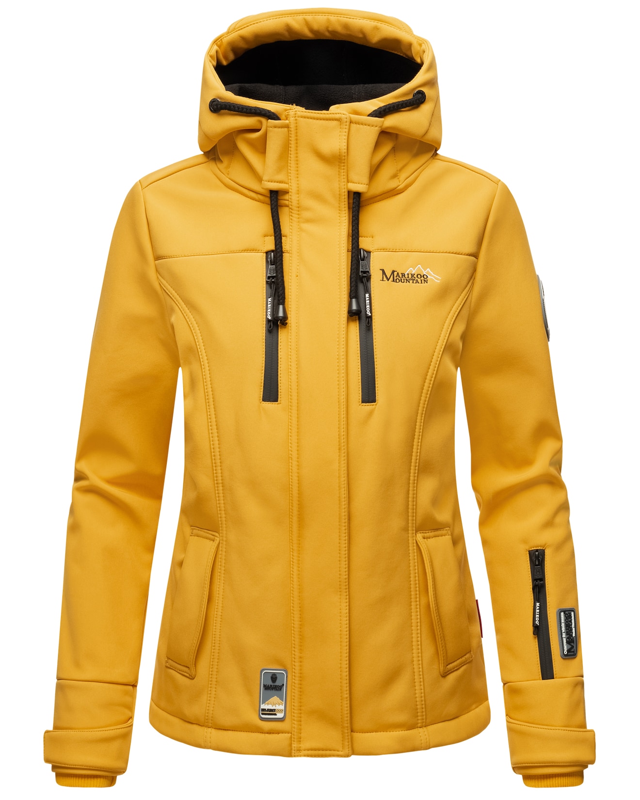 MARIKOO Damen Softshelljacke Outdoor Funktionsjacke Kleinezicke