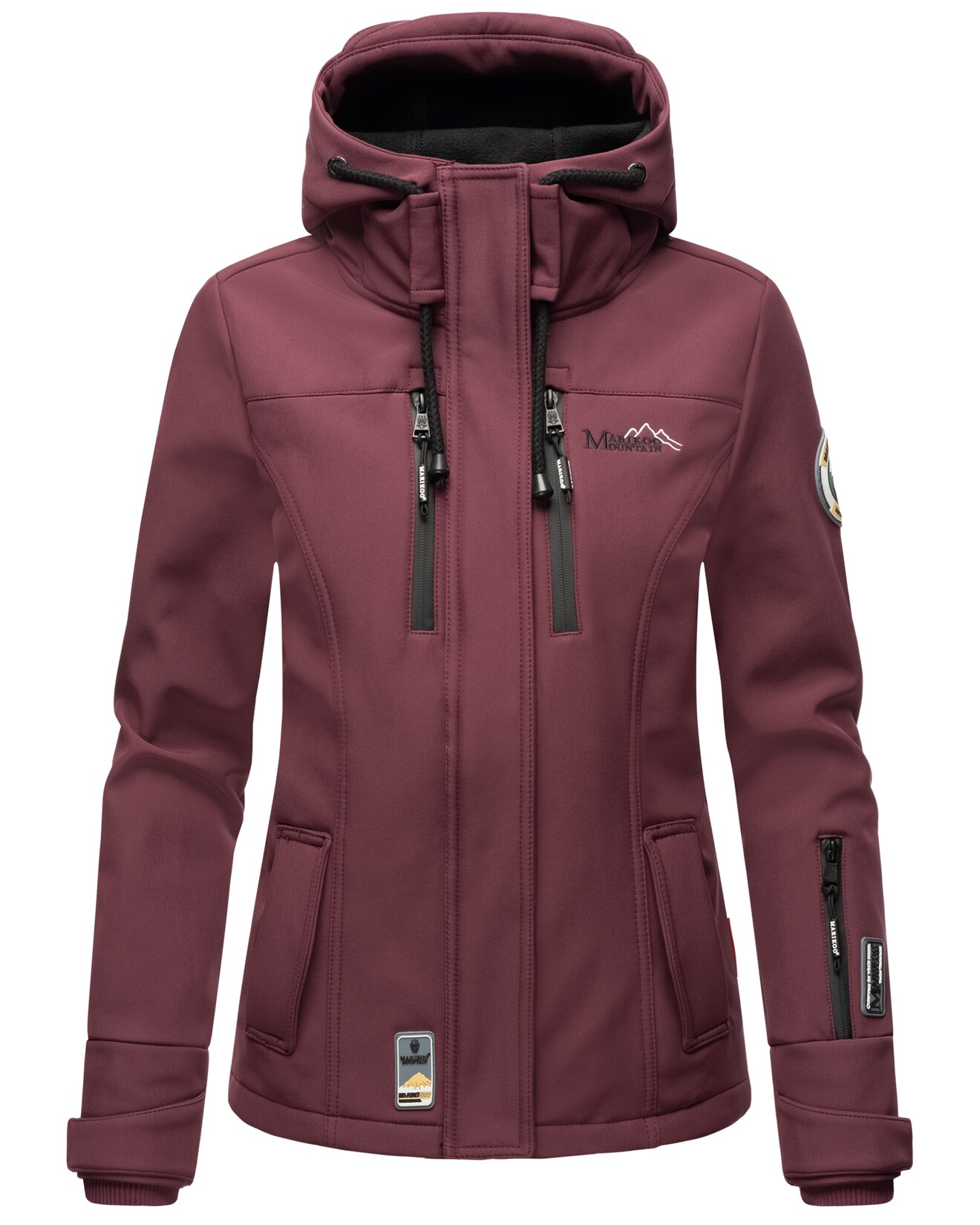 MARIKOO Damen Softshelljacke Outdoor Funktionsjacke Kleinezicke