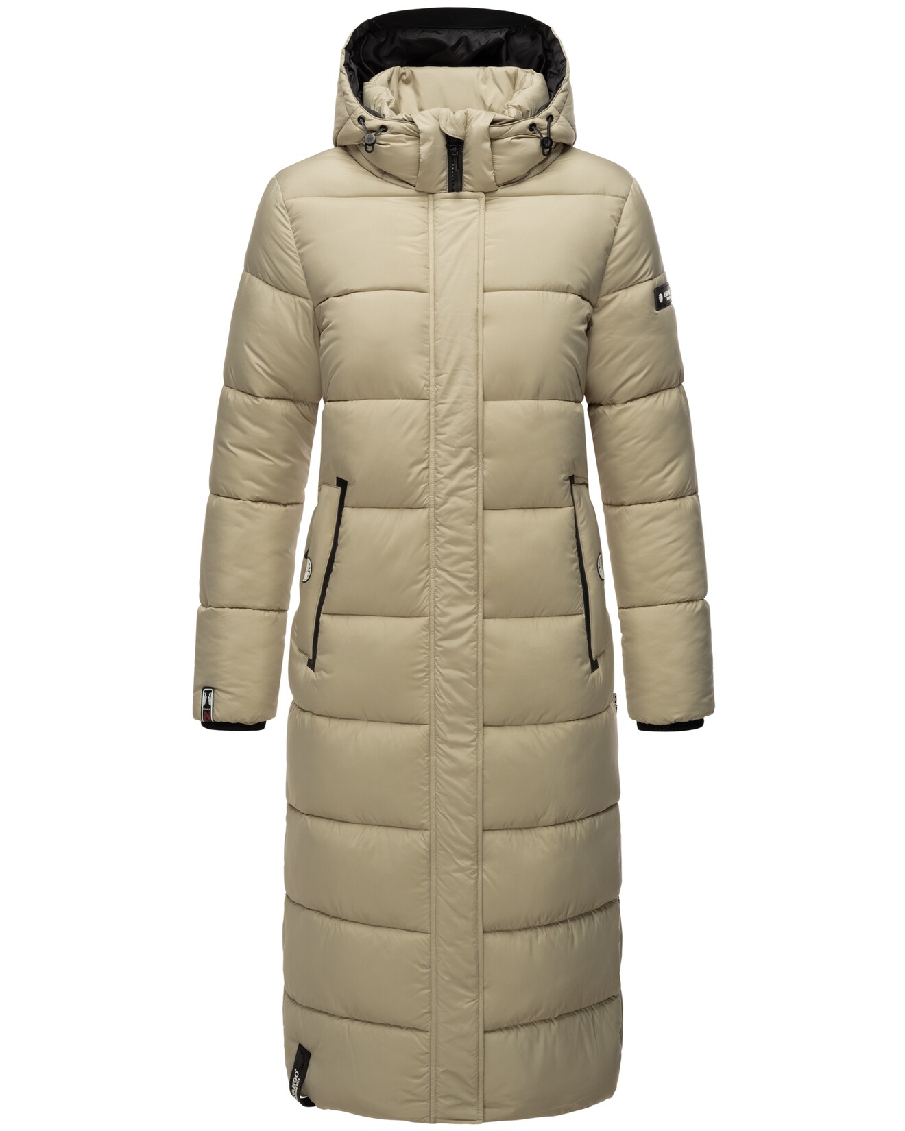 NAVAHOO Damen Steppmantel zeitloser Winterparka mit abnehmbarer Kapuze Isalie | 04059072829749
