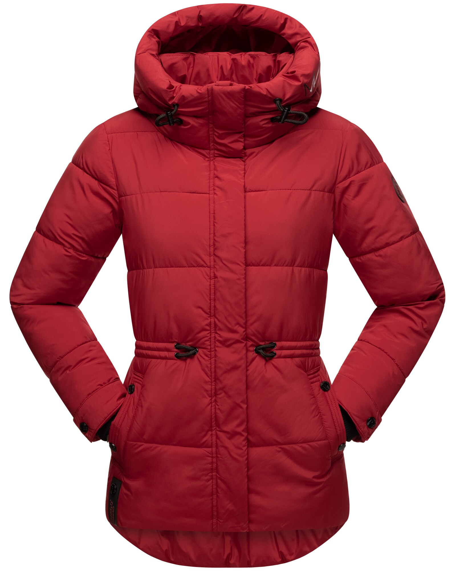 MARIKOO Damen Winter Stepp Jacke Outdoor Herbst Warme Steppjacke Kapuze Akumaa - Bild 1