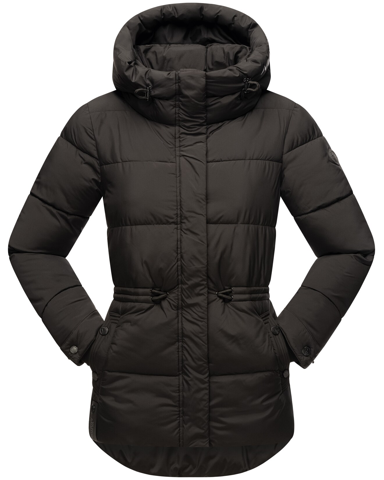 MARIKOO Damen Winter Stepp Jacke Outdoor Herbst Warme Steppjacke Kapuze Akumaa | 04059072881136