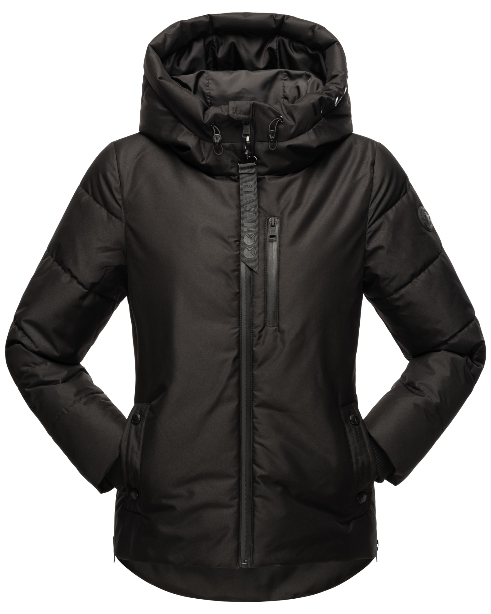 NAVAHOO Damen stylische Steppjacke Outdoor Winterjacke mit dezenter Steppung Kr&uuml;melein - Bild 1