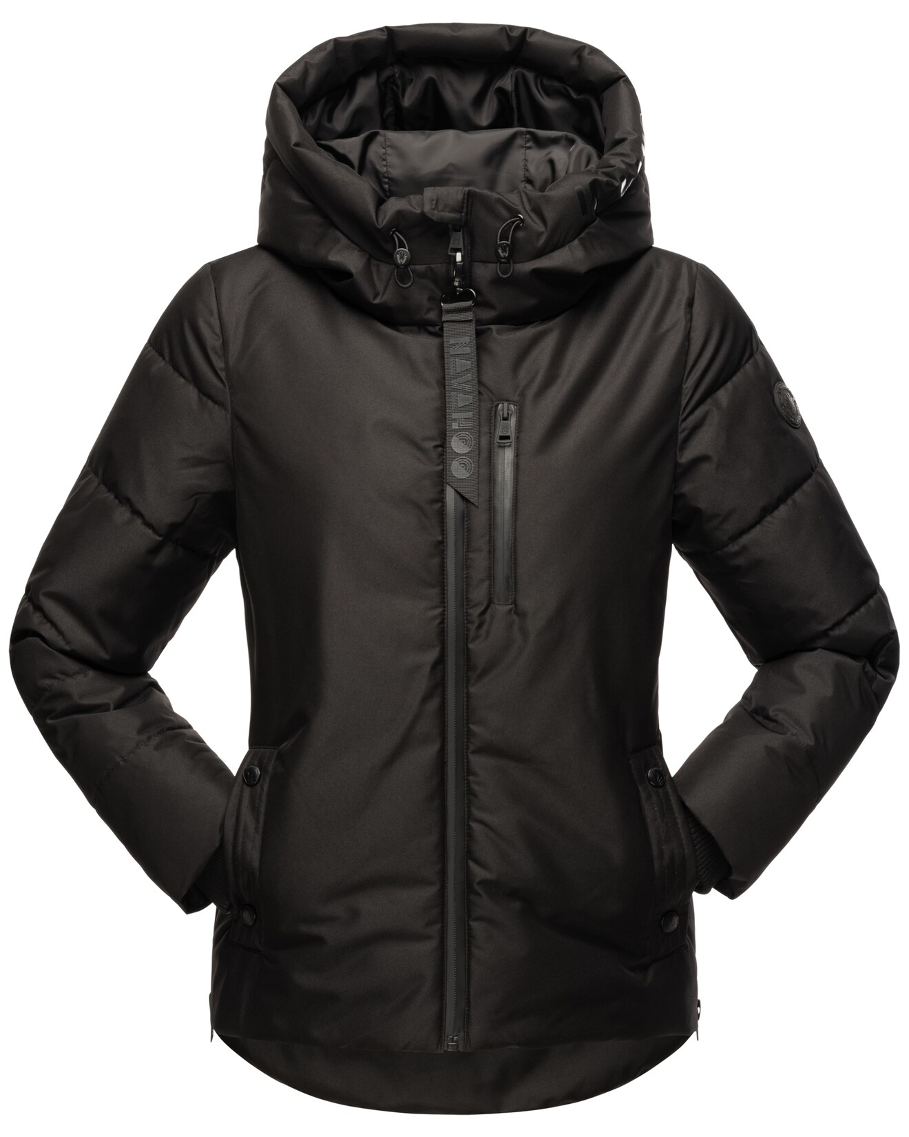 NAVAHOO Damen stylische Steppjacke Outdoor Winterjacke mit dezenter Steppung Krümelein