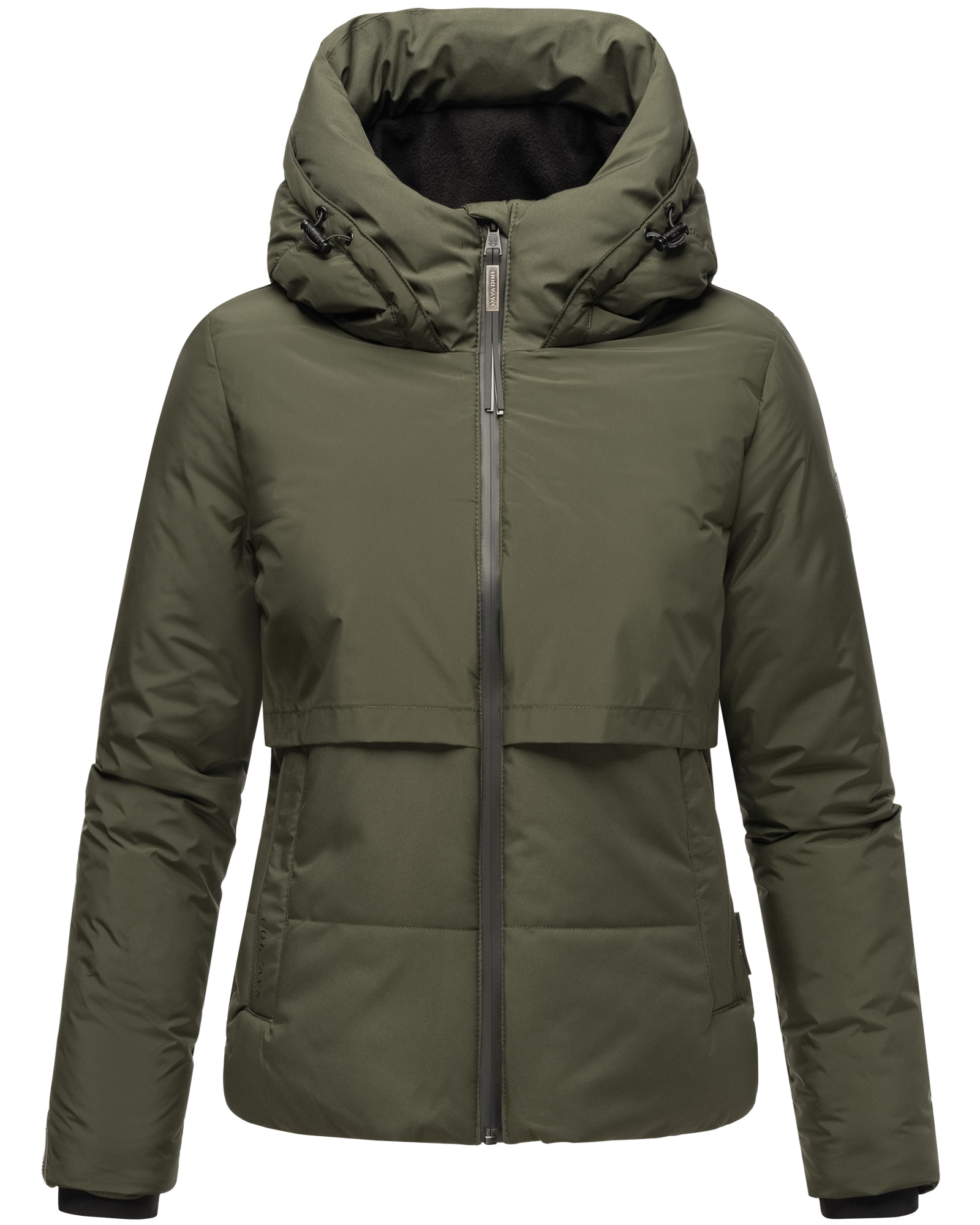 NAVAHOO Damen Winterjacke Recyceltes gef&uuml;tterte Outdoor Jacke Kapuze & Stehkragen Liebesk&uuml;ken - Bild 1