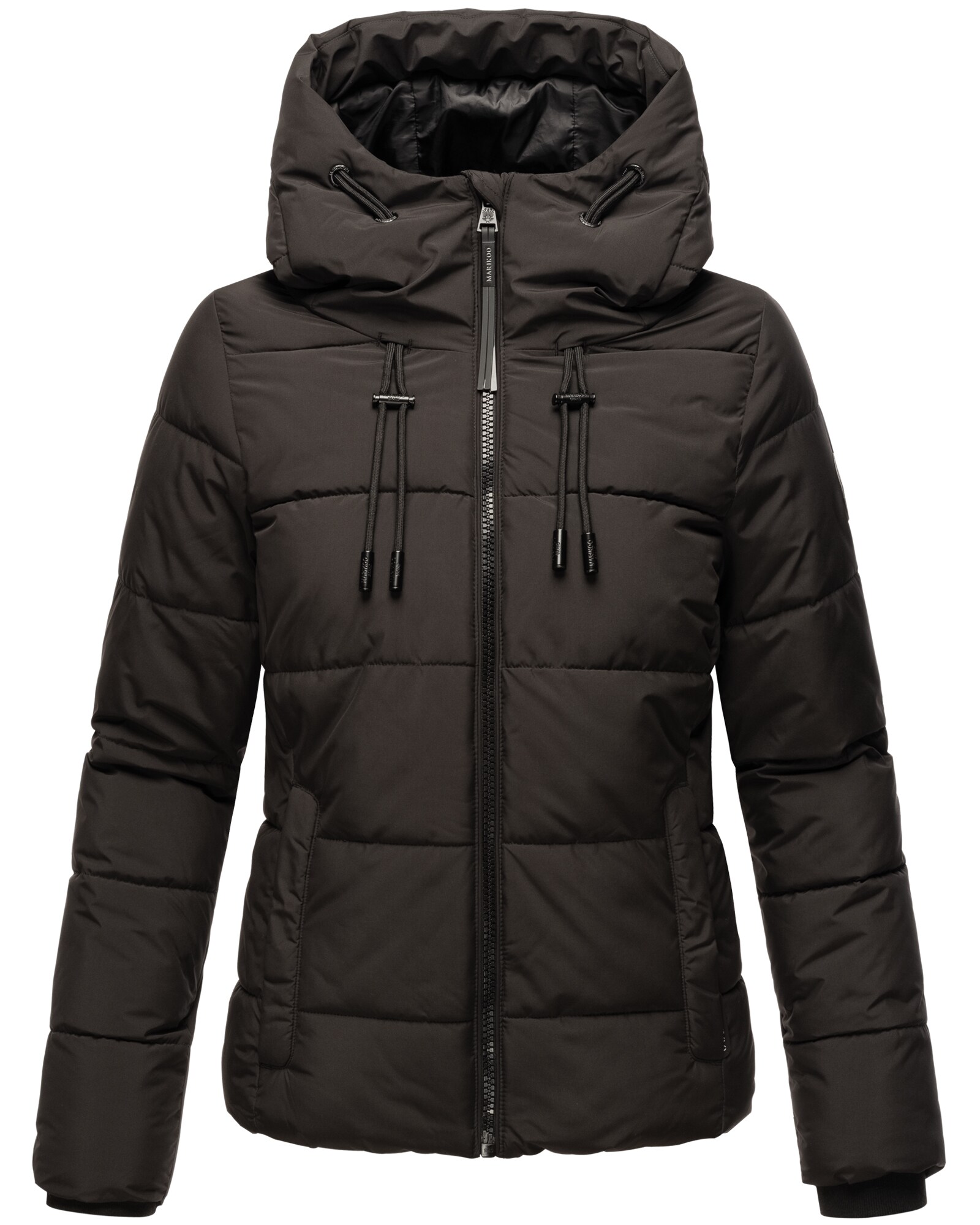 MARIKOO Damen Winter Jacke &Uuml;bergangsjacke gesteppt Steppjacke warm mit Kapuze Shimoaa - Bild 1