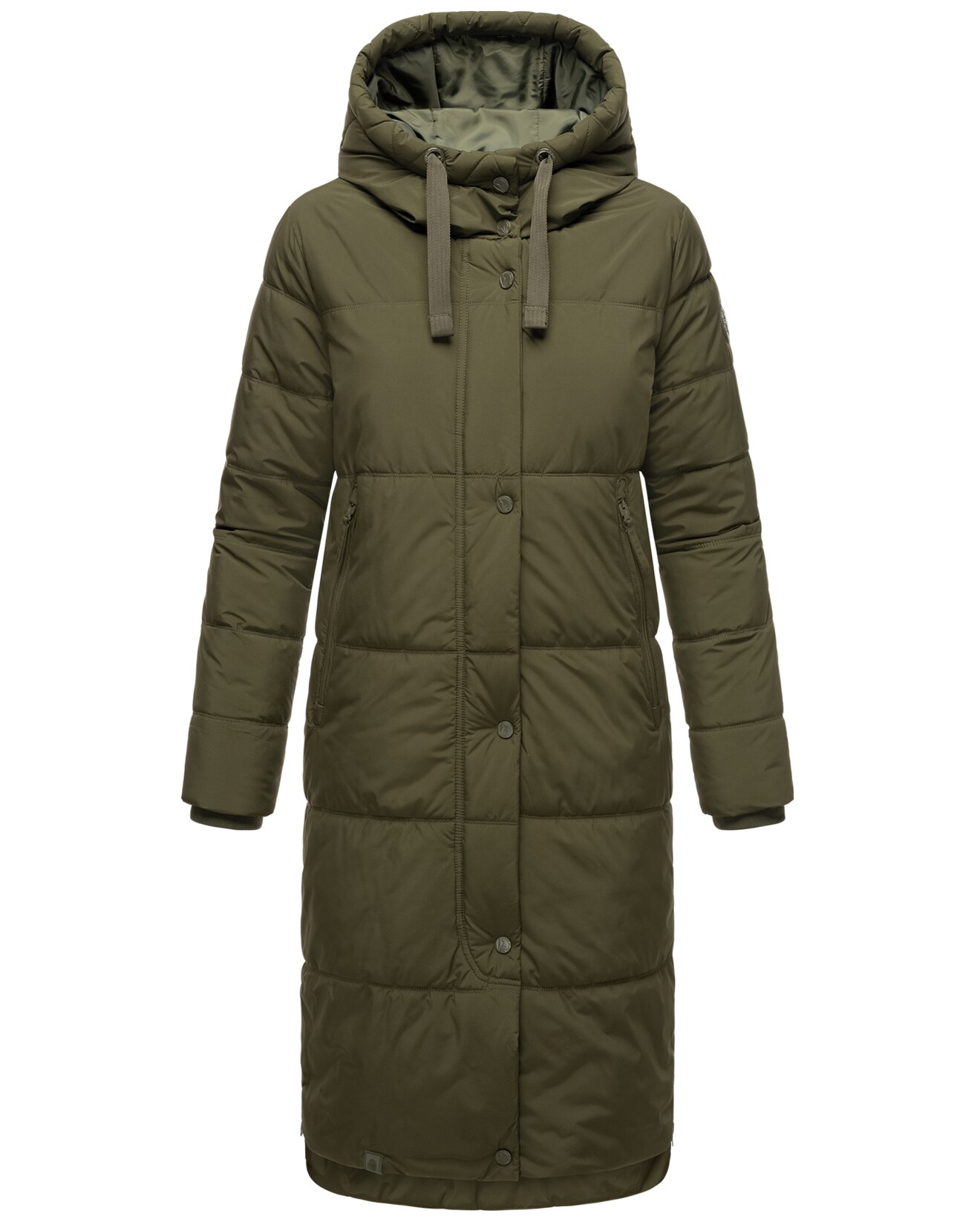 MARIKOO Damen Winter Steppmantel Stepp Jacke Mantel Parka warm mit Kapuze Soranaa | 04059072422971