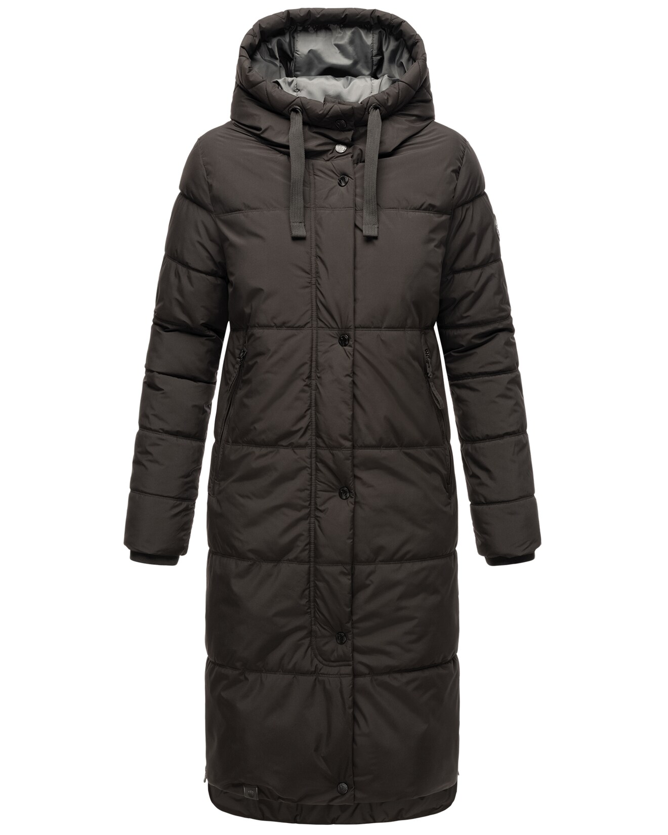 MARIKOO Damen Winter Steppmantel Stepp Jacke Mantel Parka warm mit Kapuze Soranaa