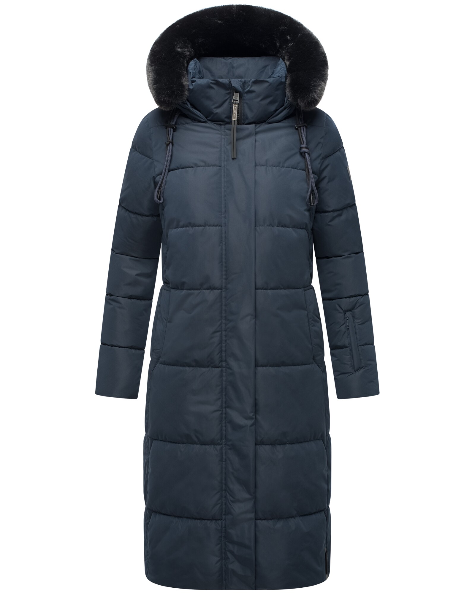 NAVAHOO Damen Winter Steppmantel Stepp Jacke Mantel Parka Mit Warm Kapuze & Recyceltes Obermaterial Blitzliebe - Bild 1