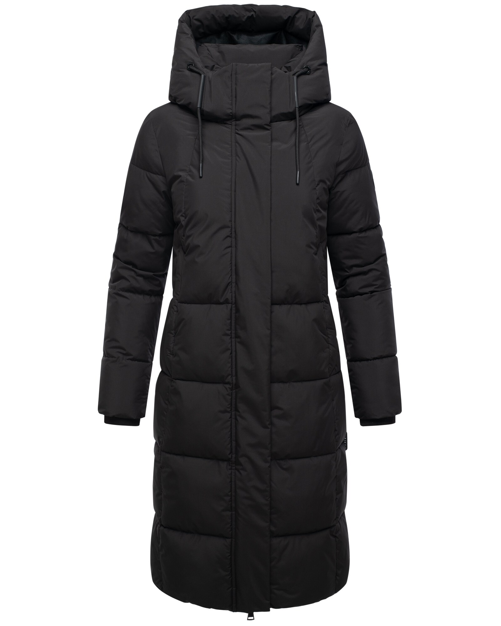 MARIKOO Damen Steppmantel Lang Stepp Wintermantel Jacke gef&uuml;ttert Outdoor Parka abnehmbarer Kapuze Chumanii - Bild 1