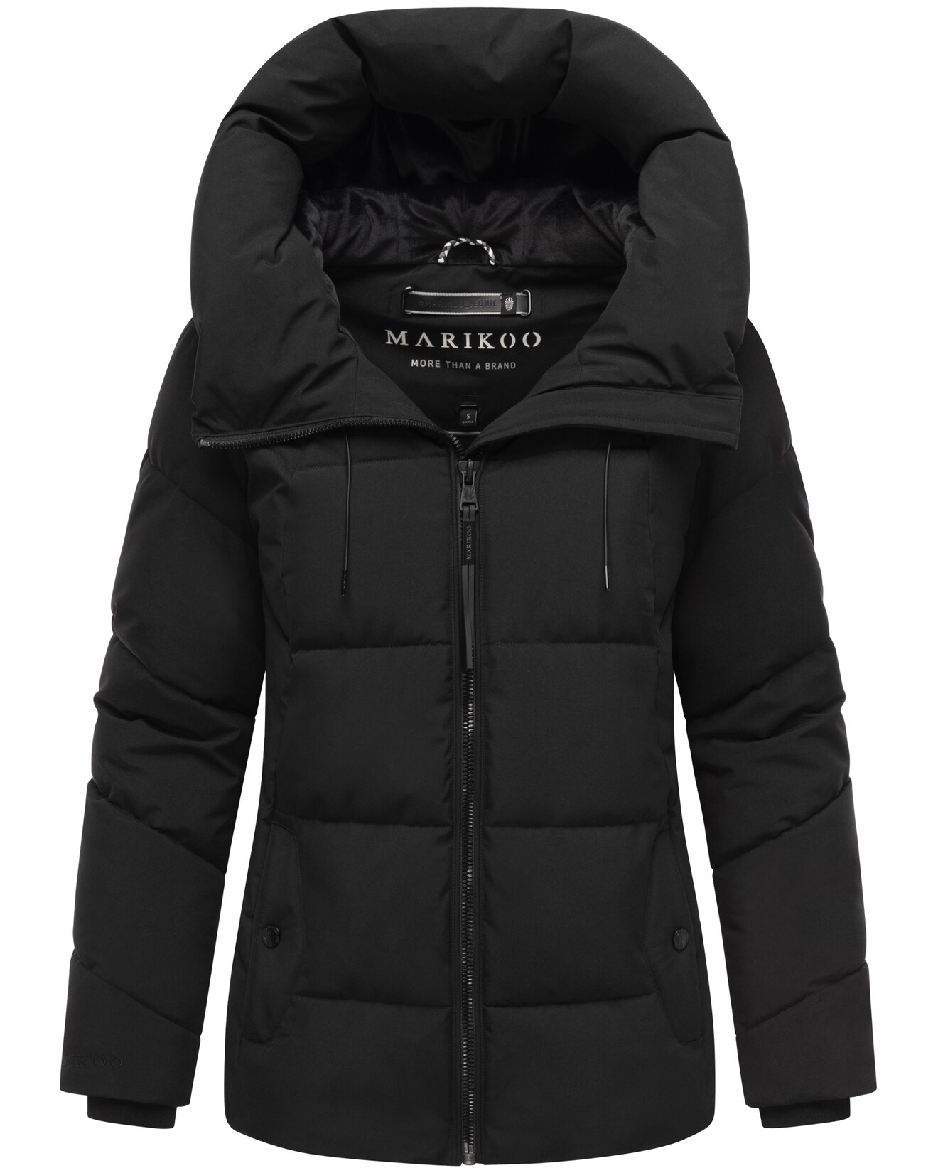 MARIKOO Damen Winter Steppjacke Winterjacke gesteppt warm fleece gefüttert Kuscheltatze | 04070448063994