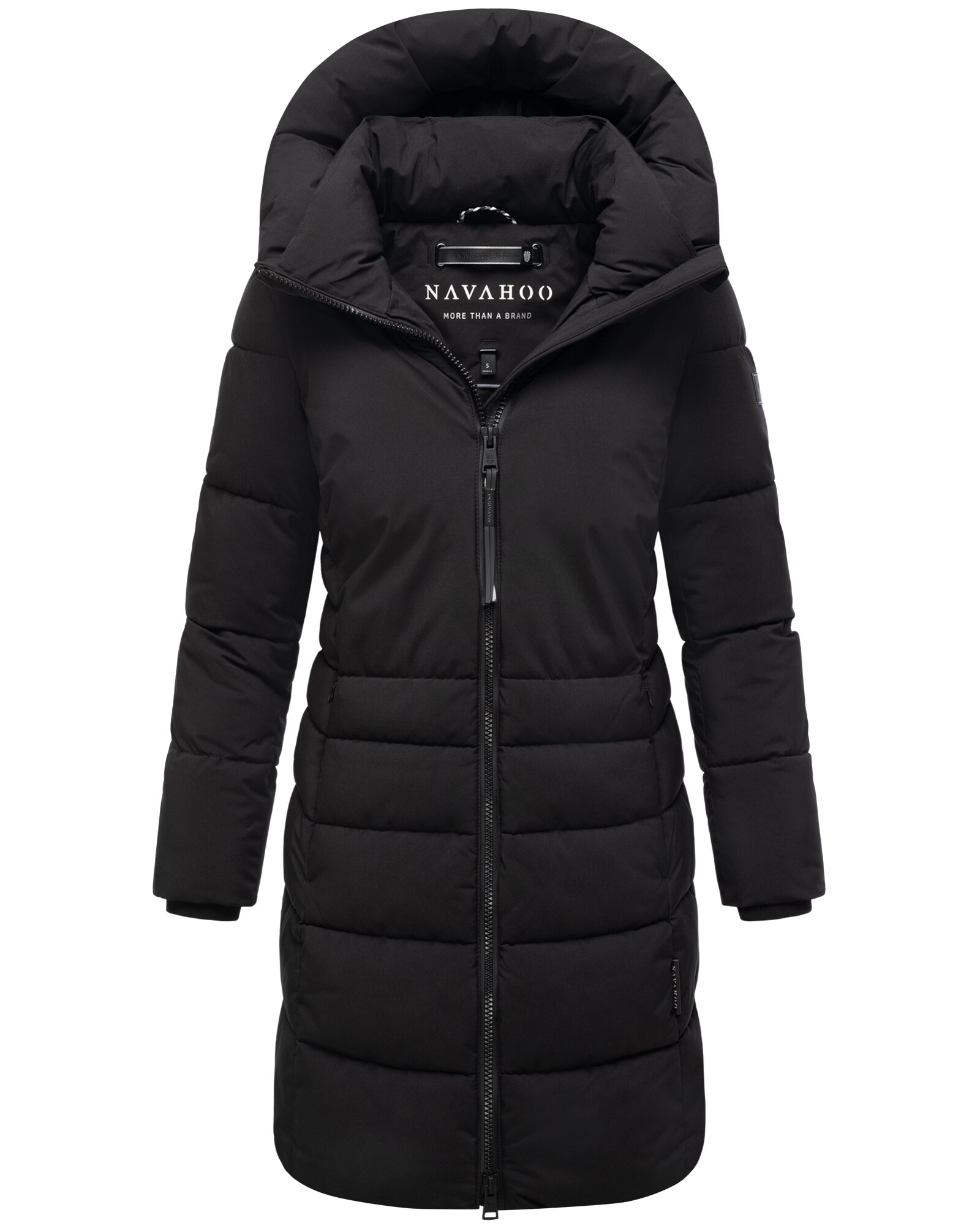 NAVAHOO Damen Winter Jacke Stepp Parka Mantel Winterjacke Anorak warm gef&uuml;ttert Kapuze Mondnebel - Bild 1
