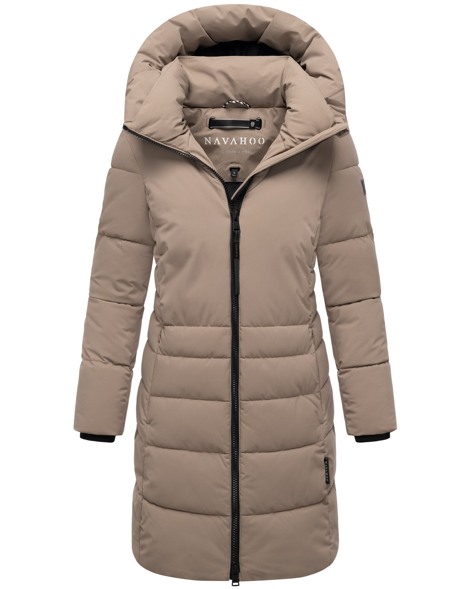 NAVAHOO Damen Winter Jacke Stepp Parka Mantel Winterjacke Anorak warm gef&uuml;ttert Kapuze Mondnebel - Bild 1