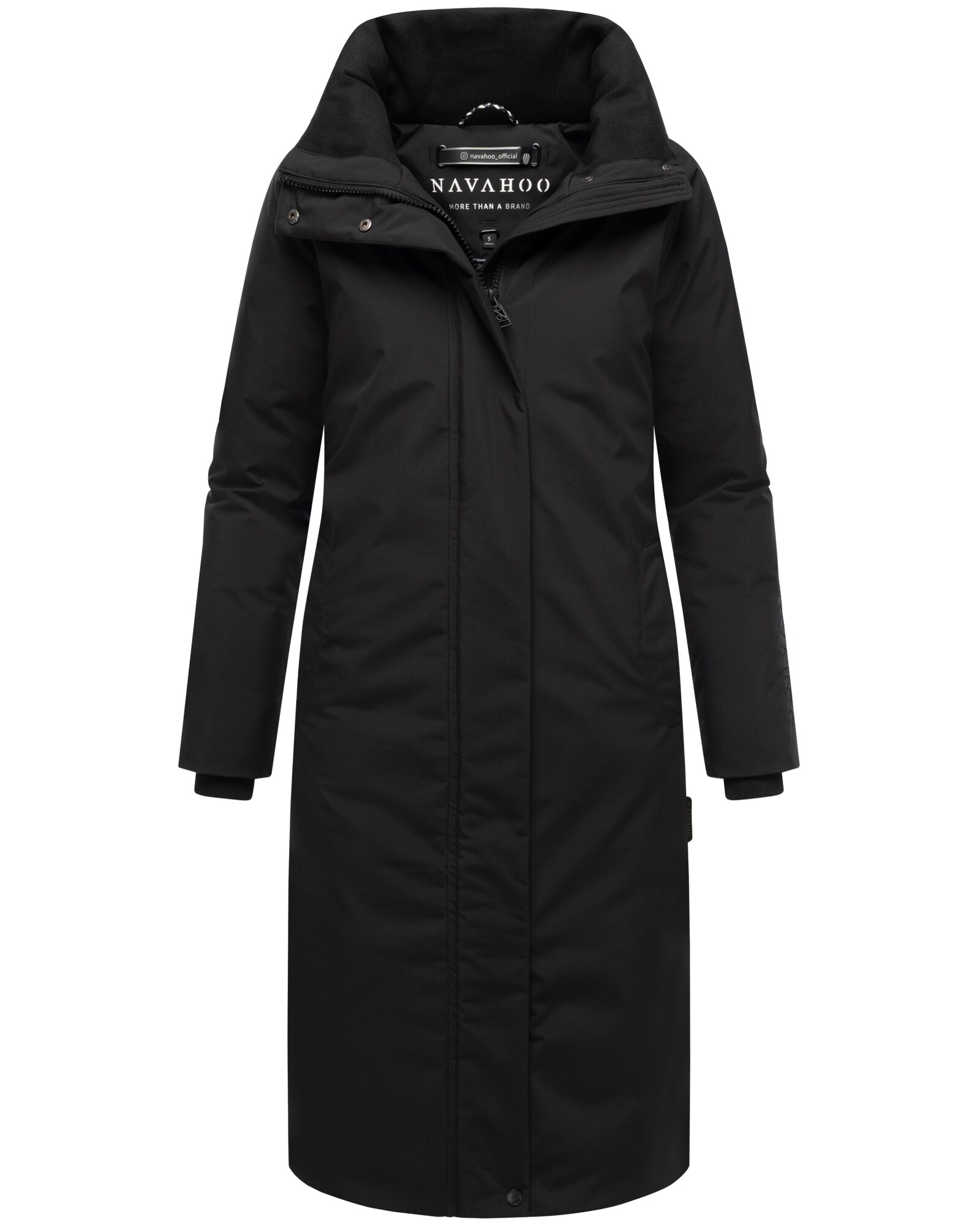 NAVAHOO Damen Wintermantel langer Mantel warm, wasserabweisend, winddicht, atmungsaktiv, Damenjacke f&uuml;r Winter Traumbl&uuml;te - Bild 1