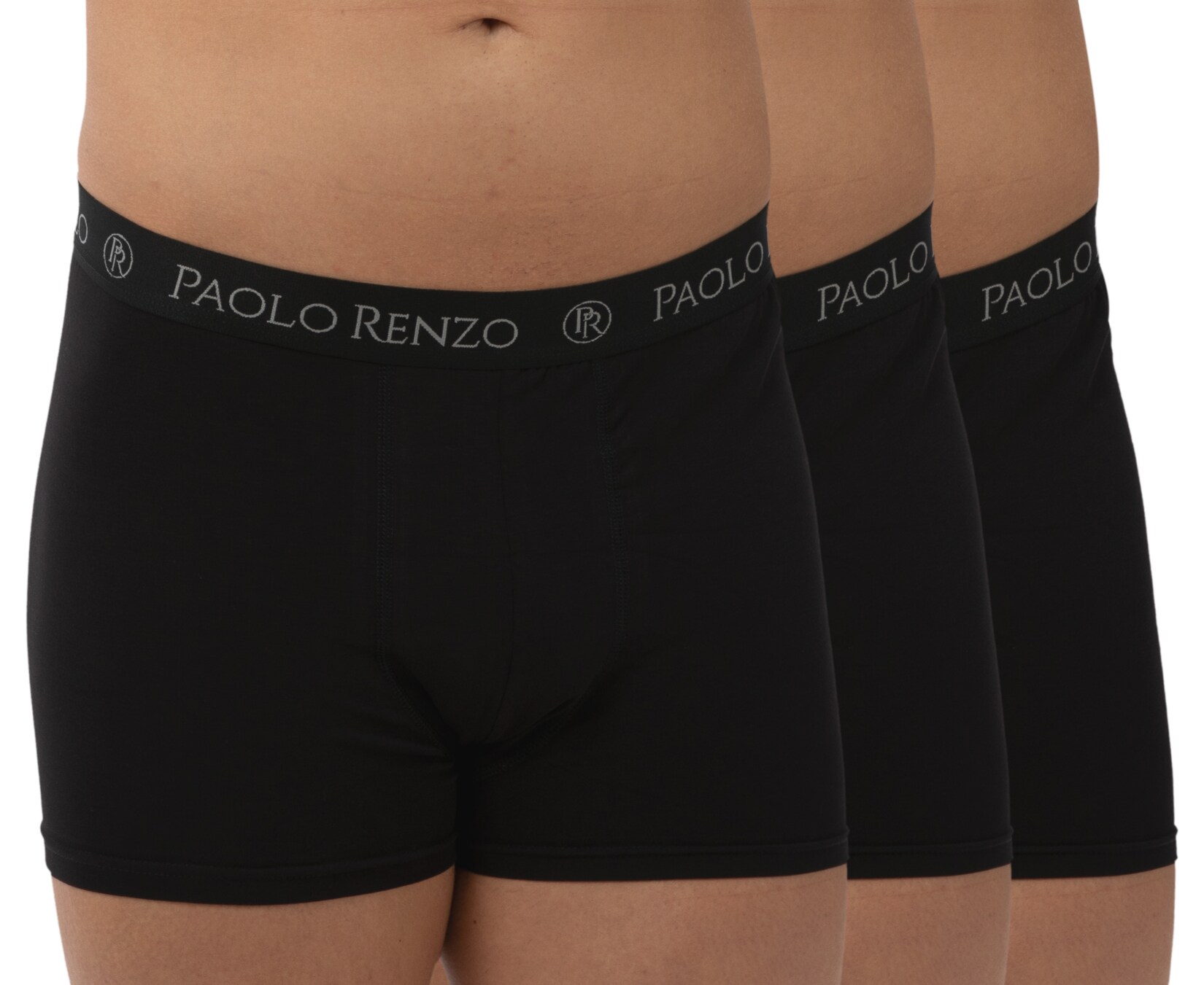 Paolo Renzo® Hipster Boxershorts 6 Stück - Größe XXL - Dunkelgrau