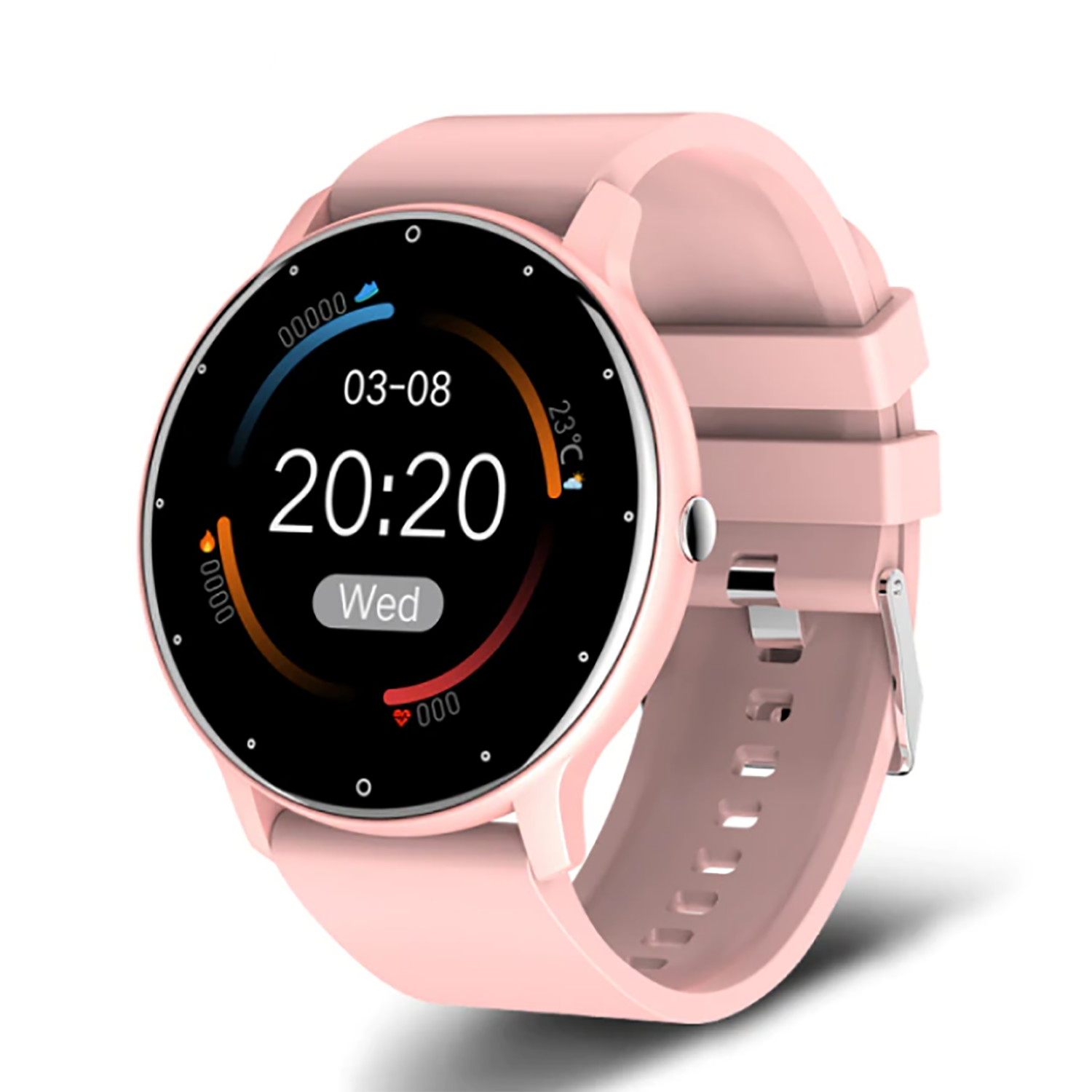 TPFNet Smart Watch / Fitness Tracker IP67 - Android & IOS - Rosa - Bild 1