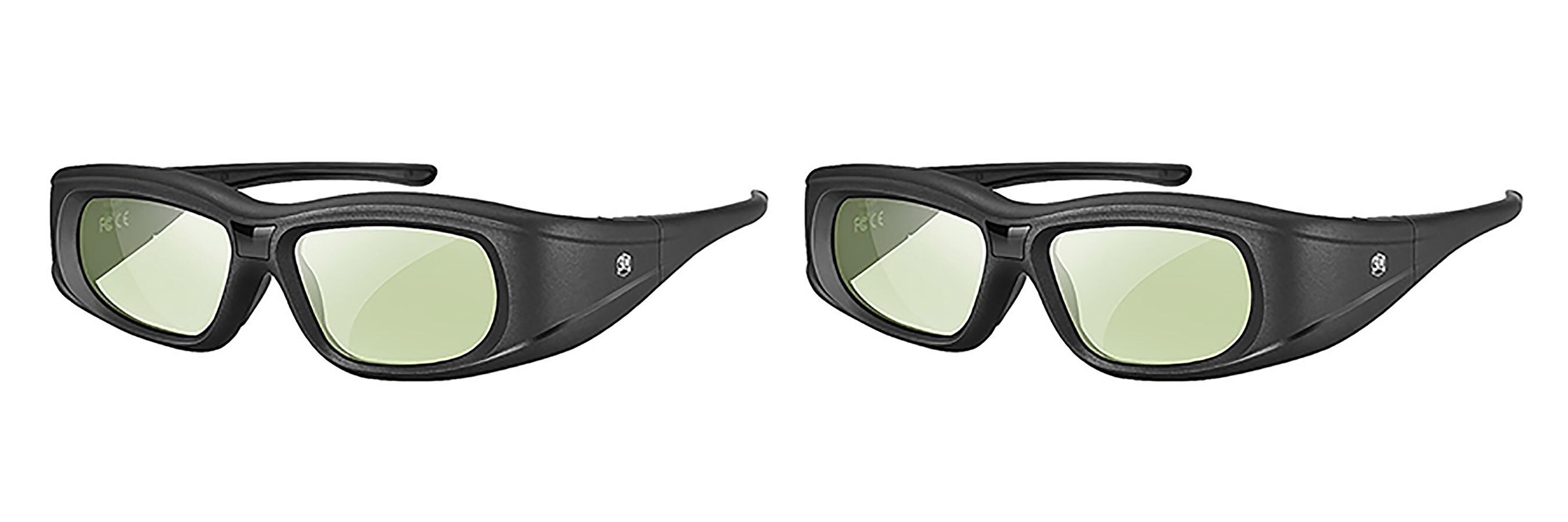 TPFNet 3D Brille Aktive Shutter f&uuml;r Bluetooth / RF 3D Ger&auml;te - 2 St&uuml;ck - Bild 1
