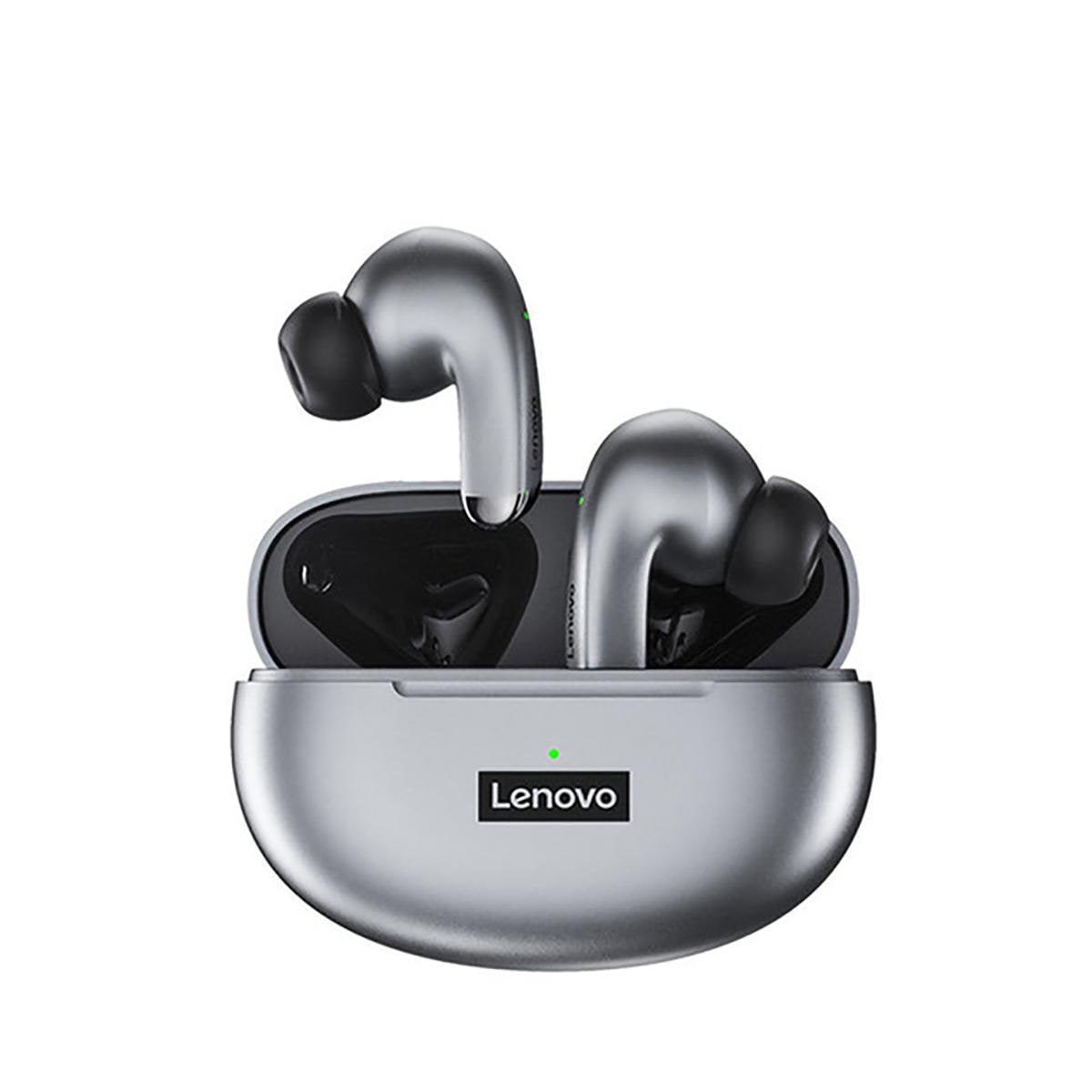 Lenovo LP5 Bluetooth-Kopfh&ouml;rer Grau - Bild 1