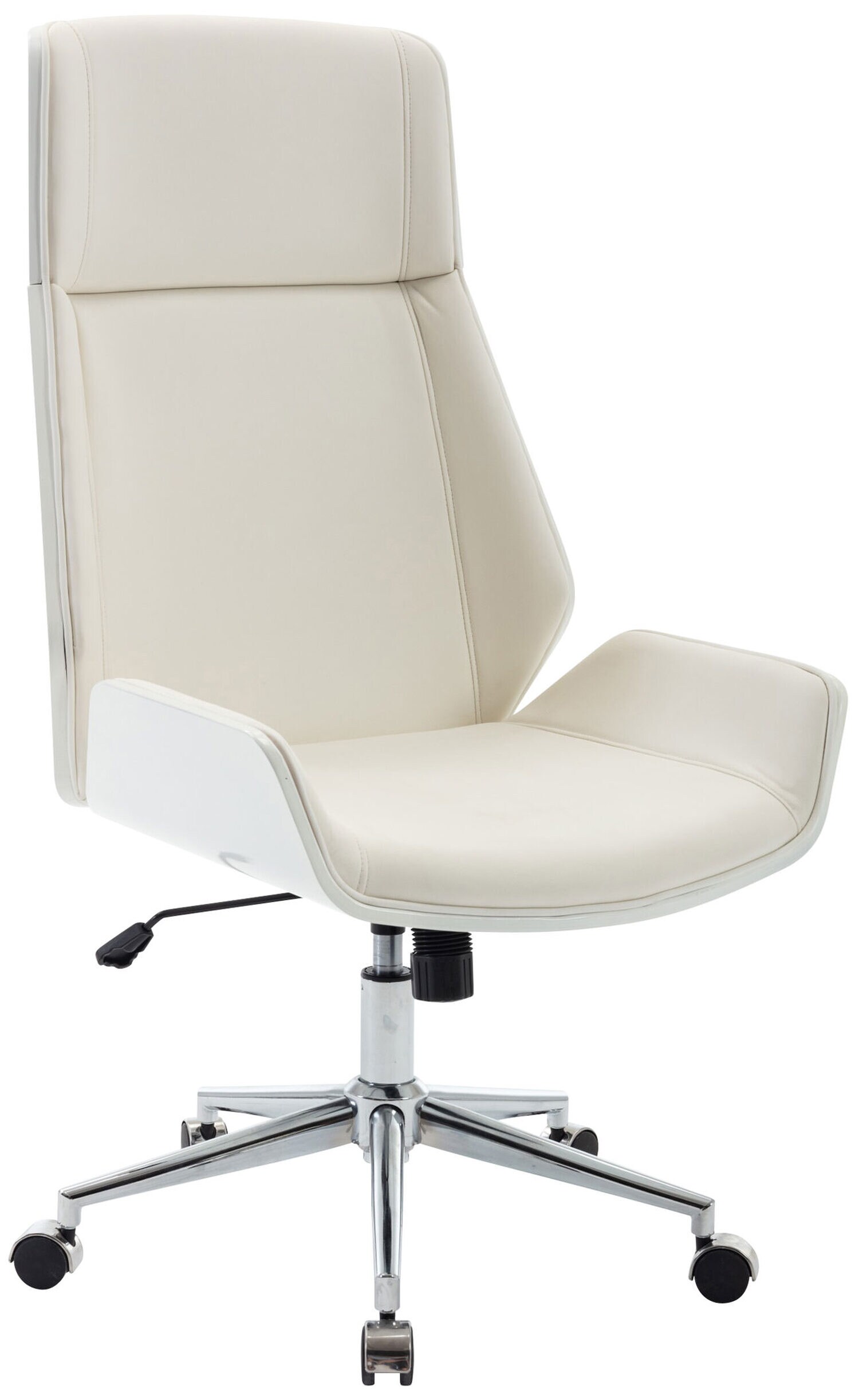 TPFLiving B&uuml;rostuhl Bredow Kunstleder Walnuss/Schwarz - Bild 1