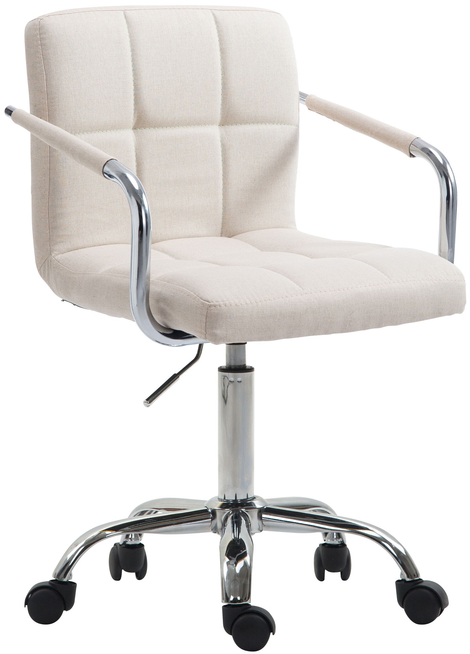 TPFLiving B&uuml;rostuhl Luca Stoff Dunkelgrau - Bild 1