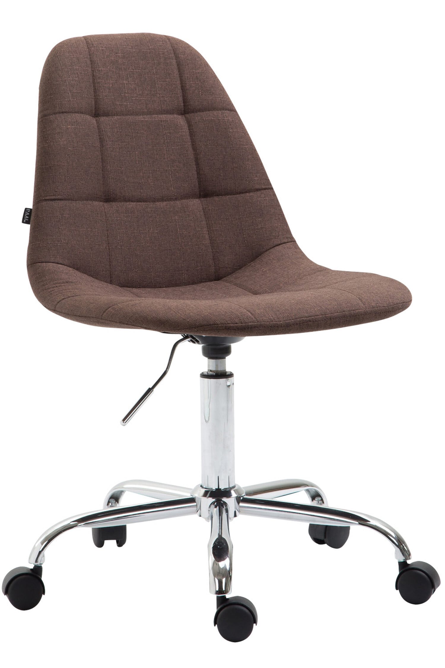 TPFLiving B&uuml;rostuhl Rhein Stoff Braun - Bild 1