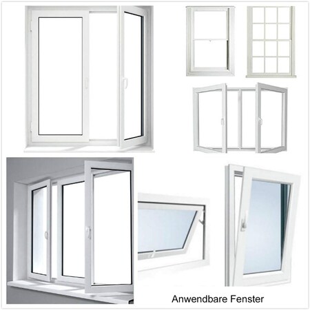 Tür- und Fensterdichtung weiß 5 m