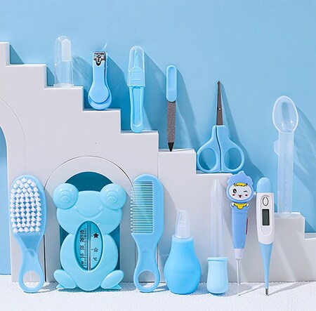 TPFBeauty Babypflege-Set 13-teilig mit Badewannen-Thermometer, Rosa online  kaufen bei Netto