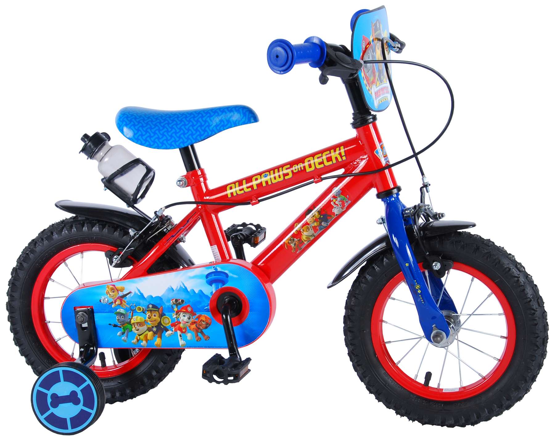 TPFSports Paw Patrol Kinderfahrrad - Jungen - 12 Zoll - Modell 2 - Bild 1