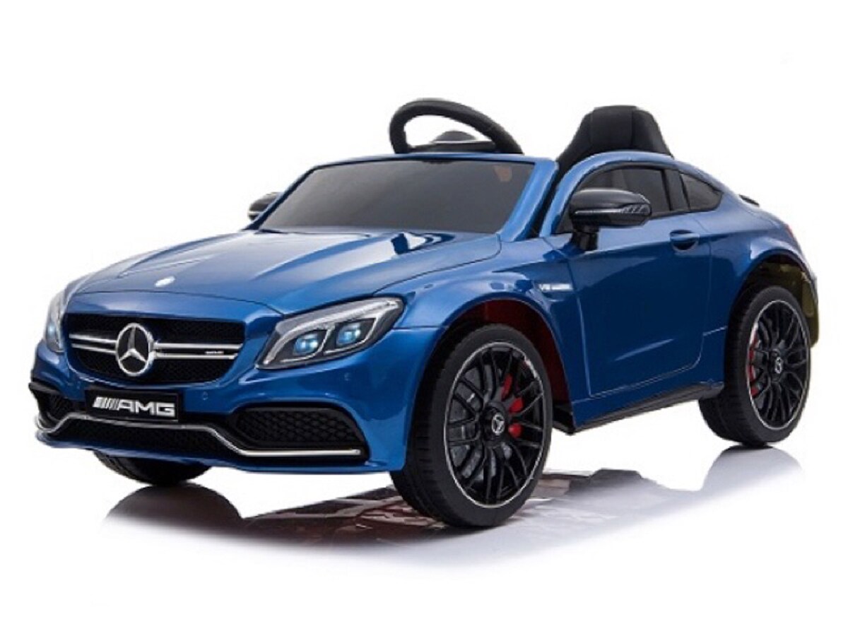 TPFLiving Elektro-Kinderauto Mercedes C 63 AMG blau - Bild 1