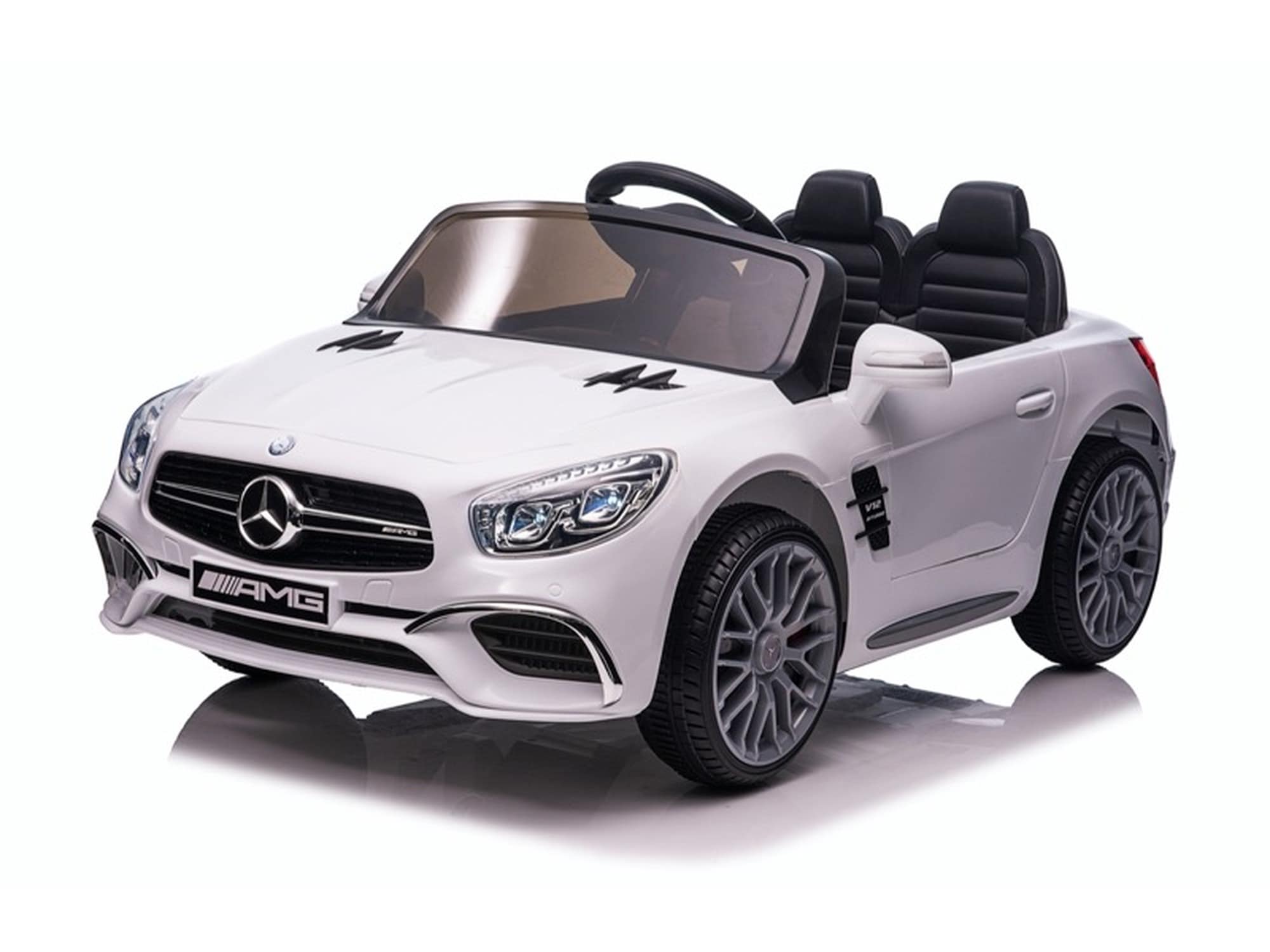 TPFLiving Elektro-Kinderauto Mercedes SL 65 AMG wei&szlig; - Bild 1
