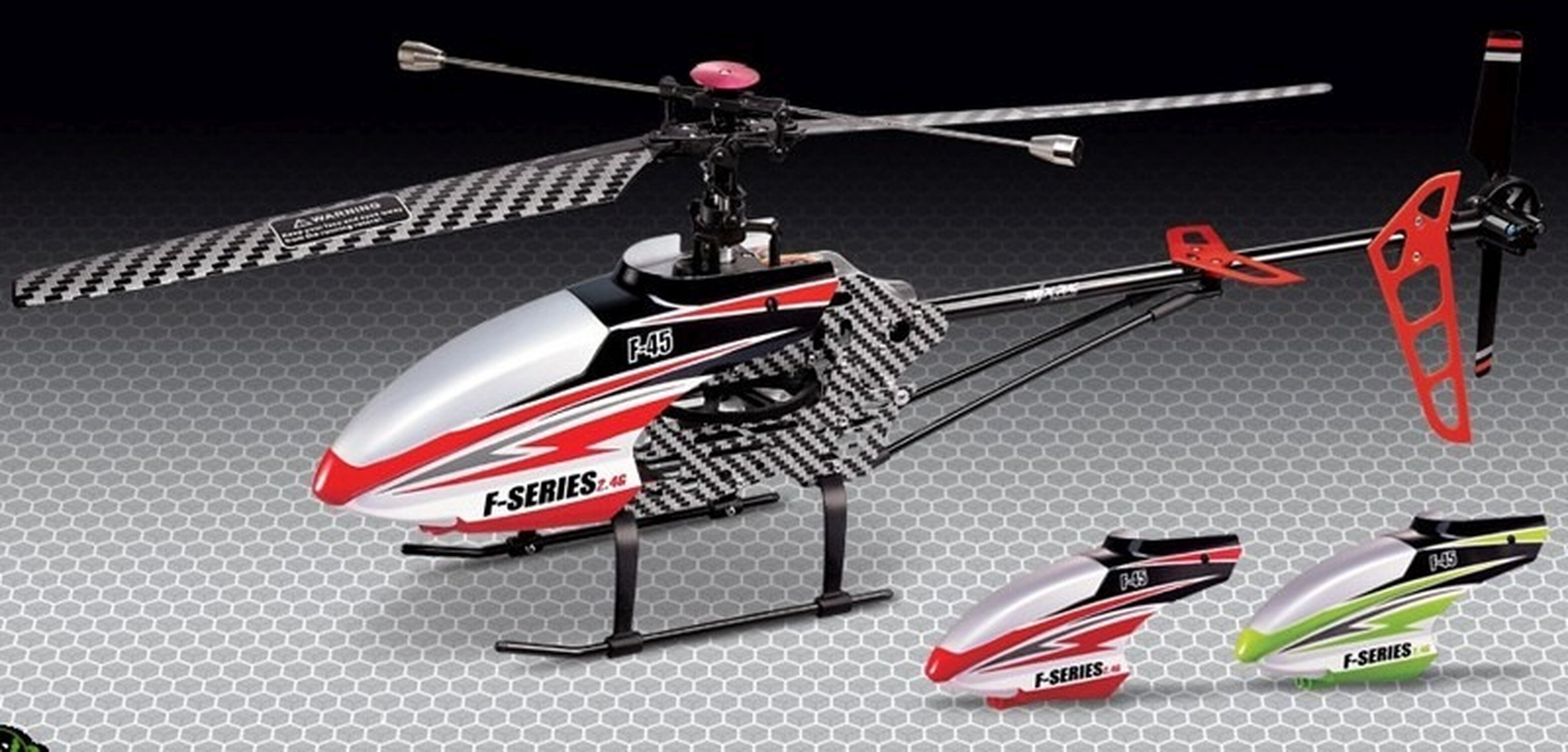 TPFLiving RC-Helikopter MJX F645  rot - RC Hubschrauber - Ferngesteuertes Fahrzeug - RC-Heli - - Bild 1