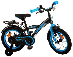 TPFSports Thombike Kinderfahrrad - Jungen - 14 Zoll - Rücktritt + Handbremse - Schwarz/Orange - Bild 1