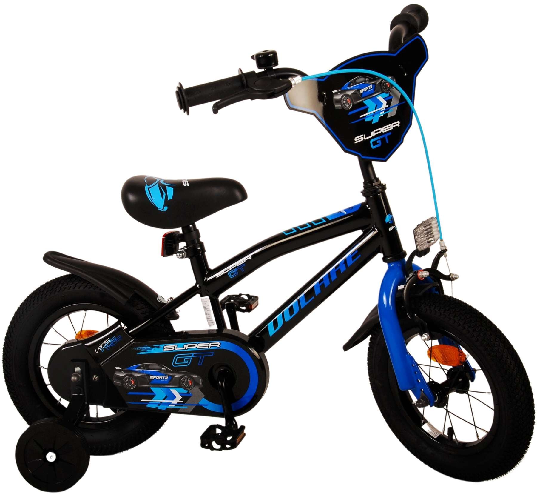 TPFSports Super GT Kinderfahrrad - Jungen - 12 Zoll - R&uuml;cktritt + Handbremse - Gr&uuml;n - Bild 1