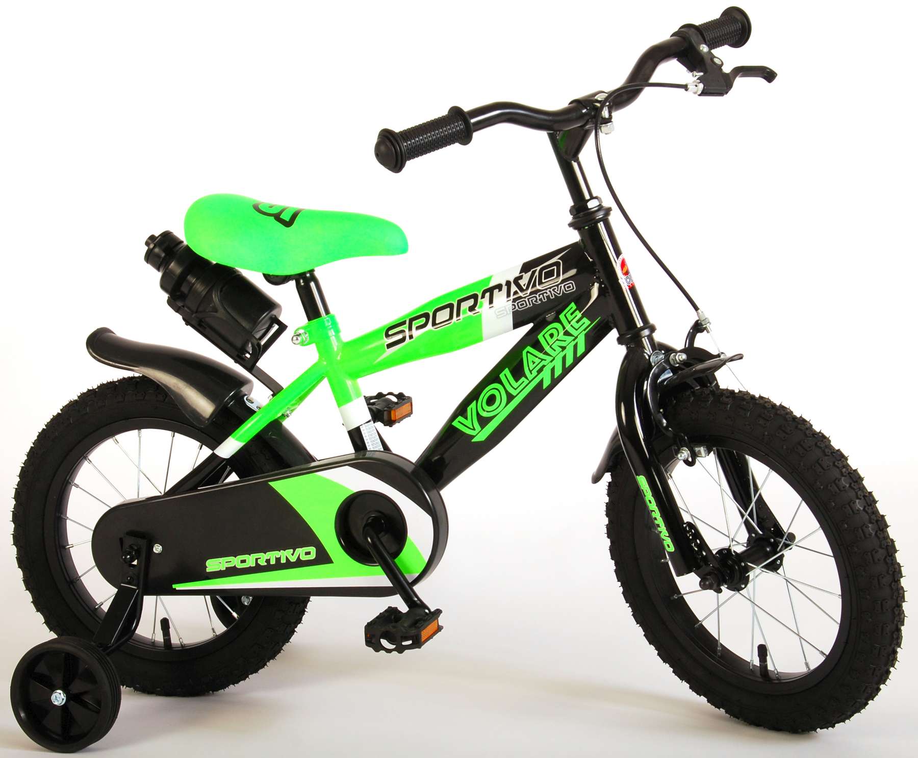 TPFSports Sportivo Kinderfahrrad - Jungen - 14 Zoll - Rcktritt +  Handbremse - Neon Grn online kaufen bei Netto
