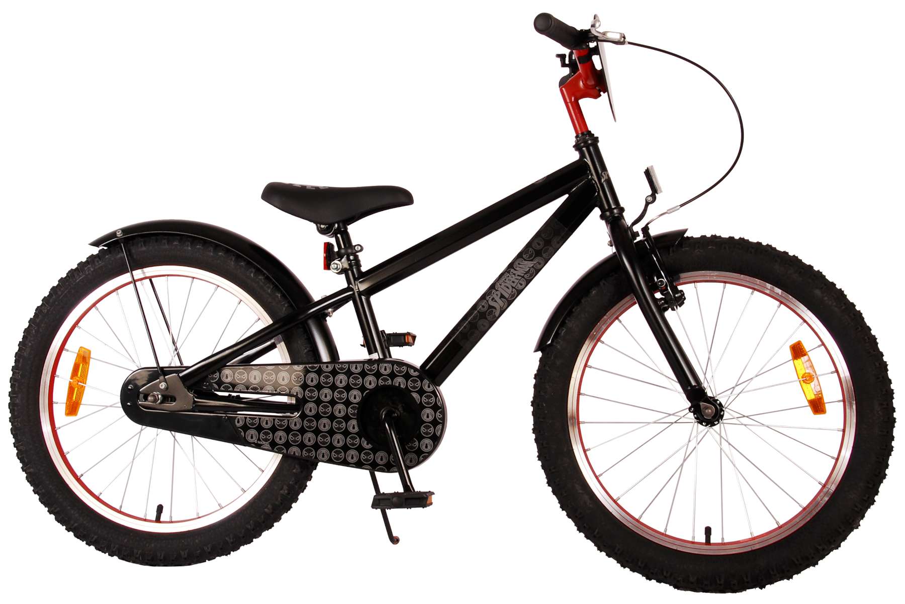 TPFSports Spider-Man Kinderfahrrad - Jungen - 20 Zoll - 2 Handbremsen - Mattschwarz - Bild 1