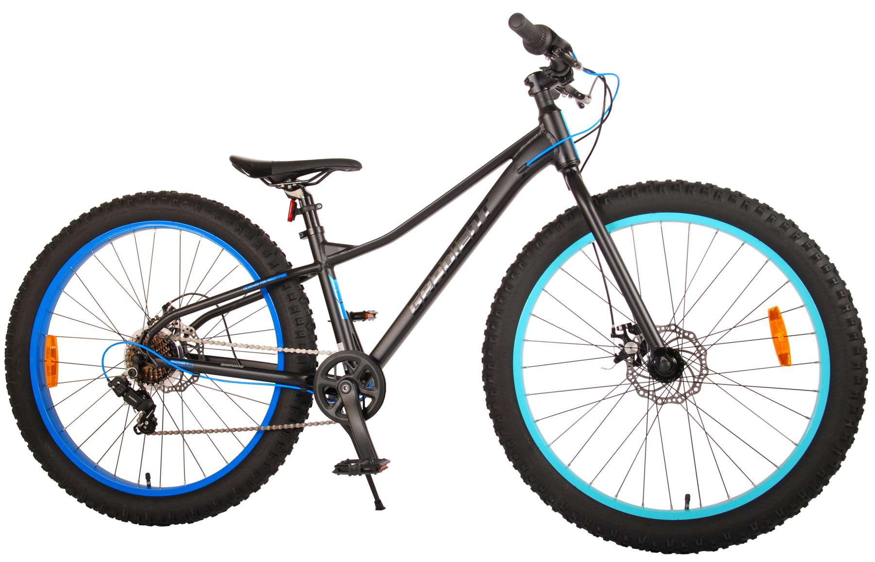 TPFSports Gradient Kinderfahrrad - Jungen - 26 Zoll - 7-Gang - Scheibenbremse - Schwarz - Bild 1