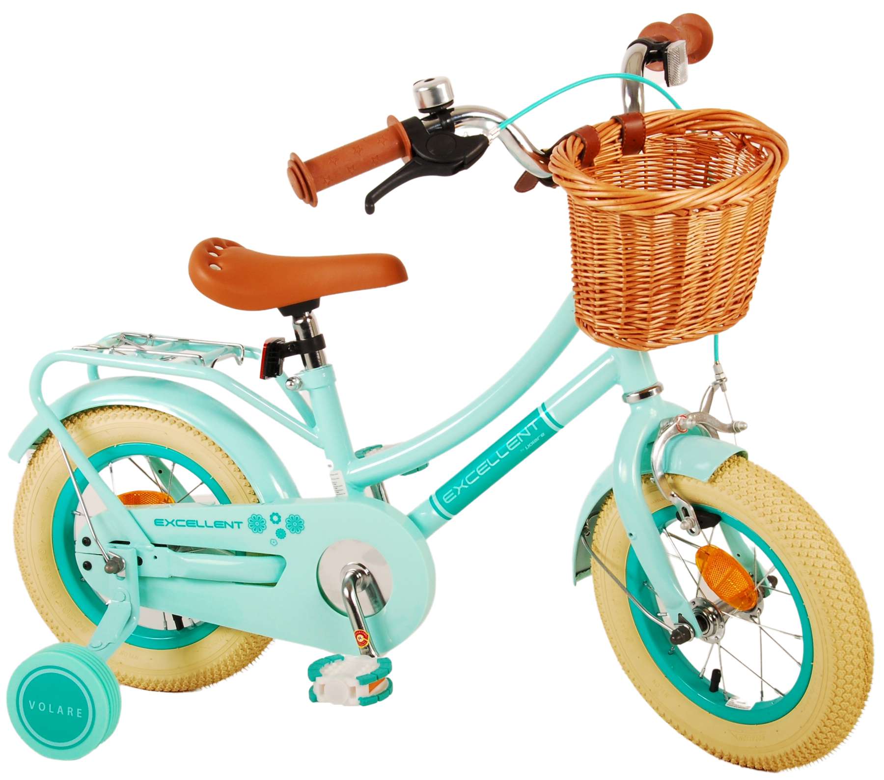 TPFSports Excellent Kinderfahrrad - M&auml;dchen - 12 Zoll - R&uuml;cktritt + Handbremse - Rosa - Bild 1