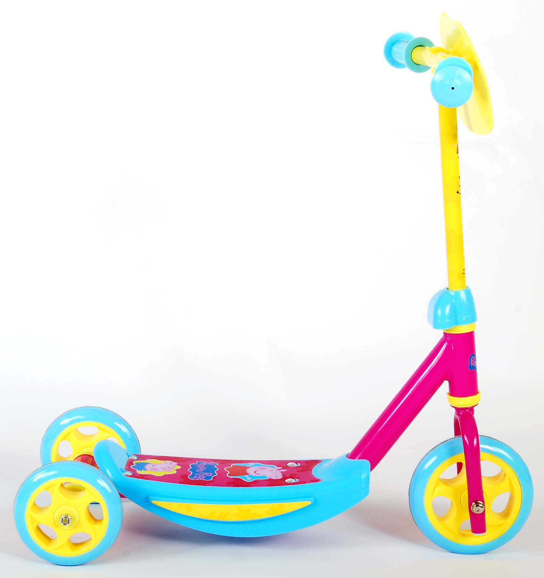 TPFSports Peppa Pig Roller - Kinder - Gelb Pink Blau - Bild 1