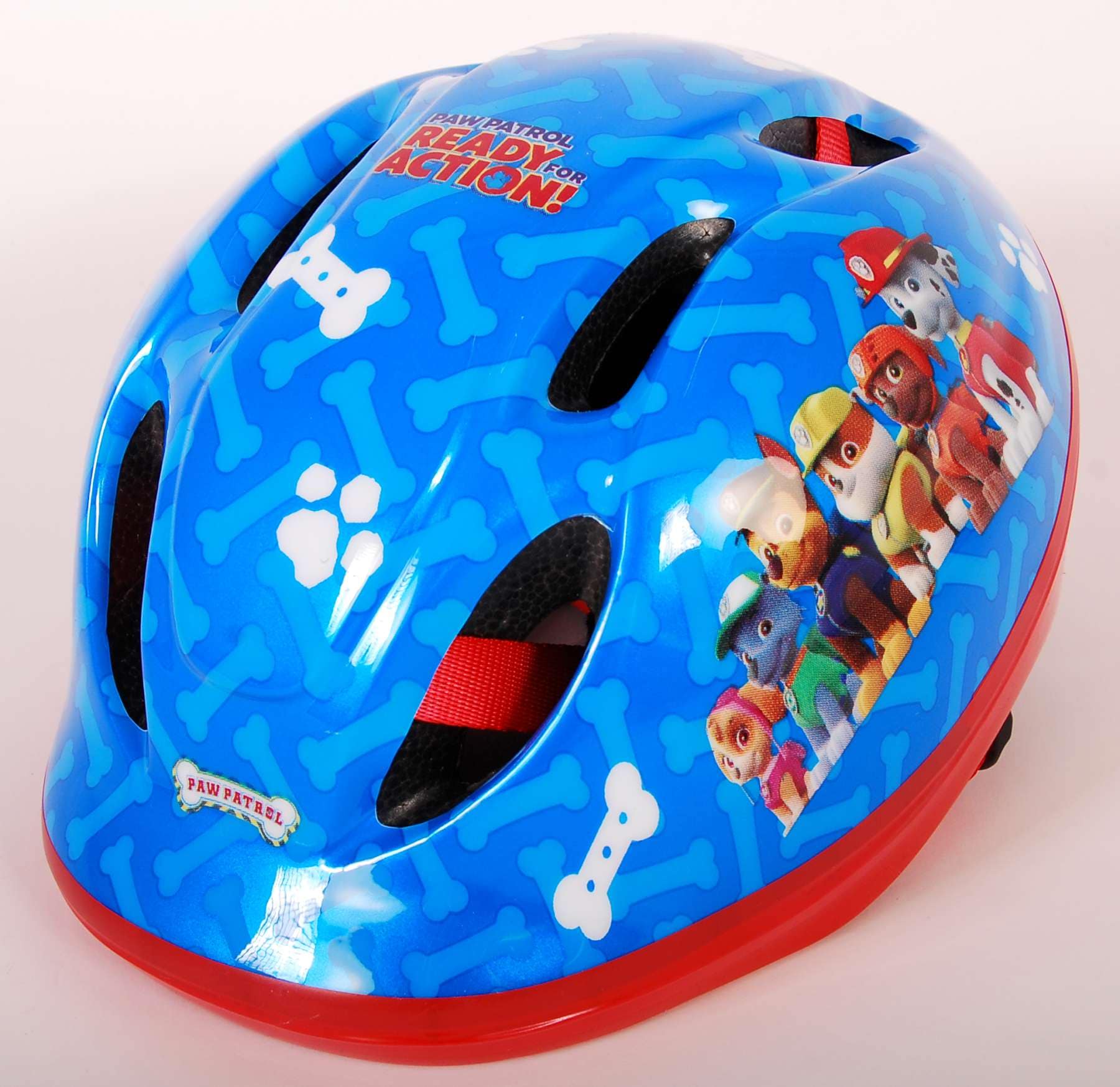 TPFSports Paw-Patrol Fahrradhelm - 51-55cm Kopfumfang - Jungen - Blau/Rot - Bild 1