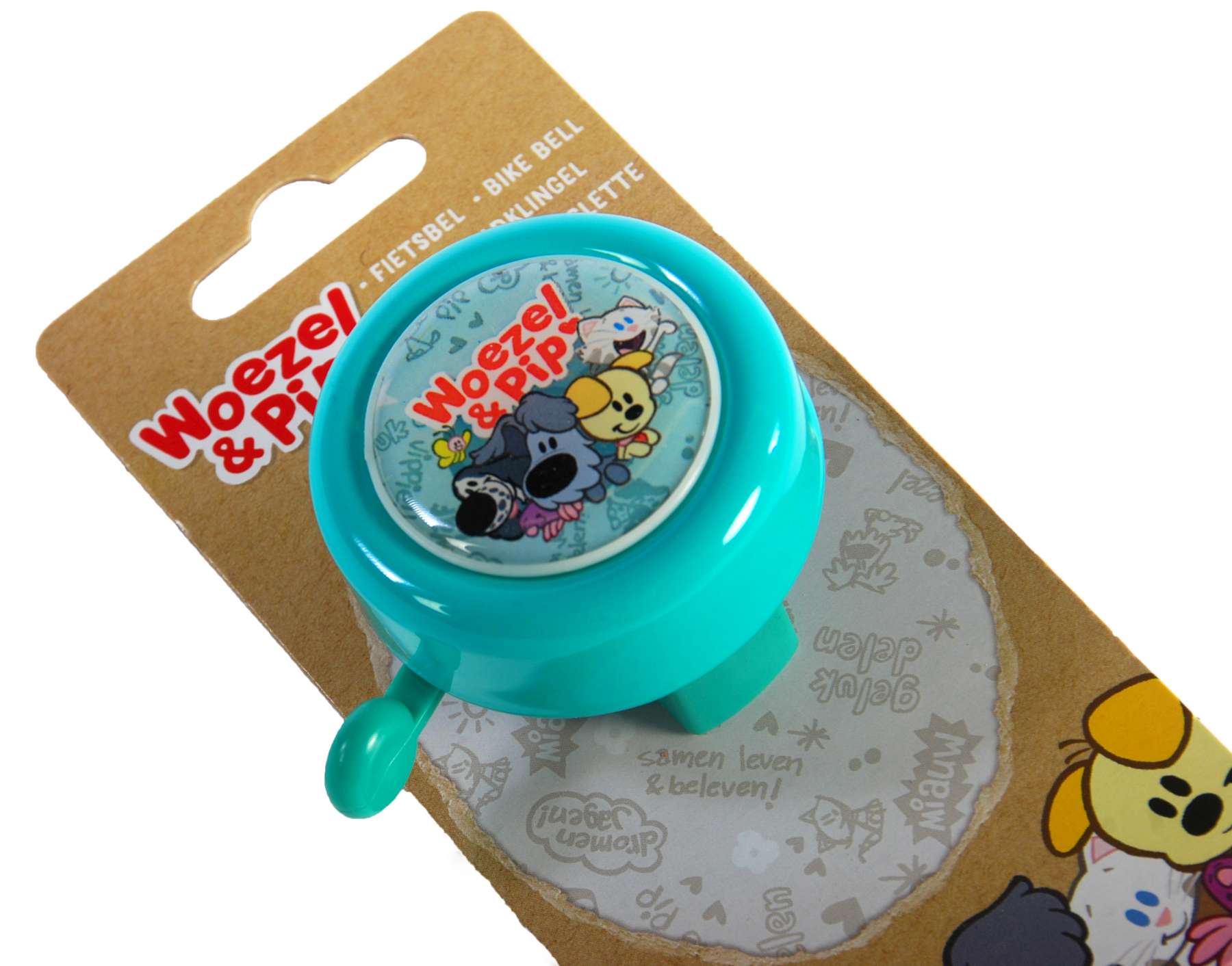 TPFSports Woezel und Pip Fahrradklingel - Kinder - Mintblau - Bild 1