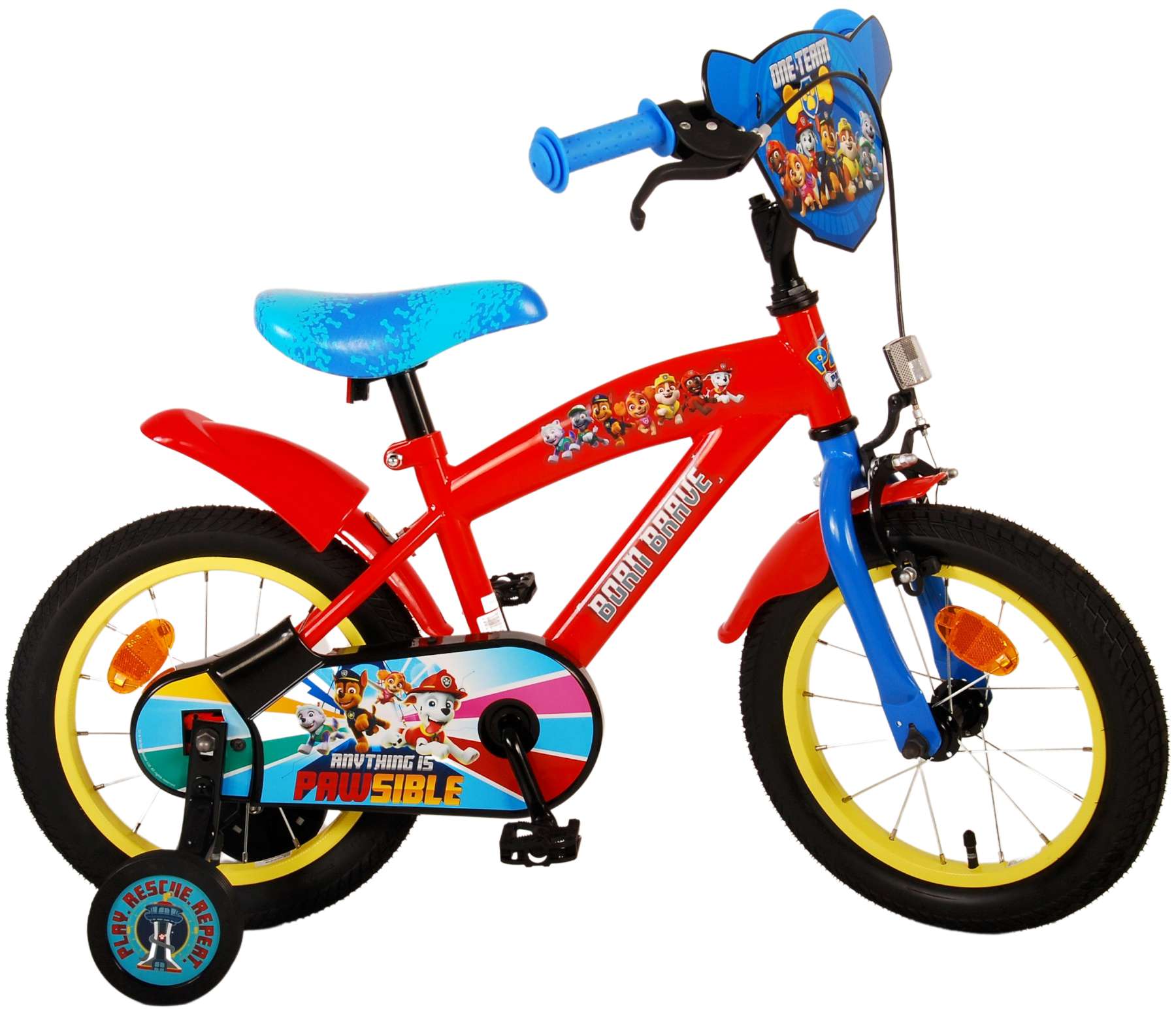 TPFSports Paw Patrol Kinderfahrrad - Jungen - 14 Zoll - Modell 5 - Bild 1