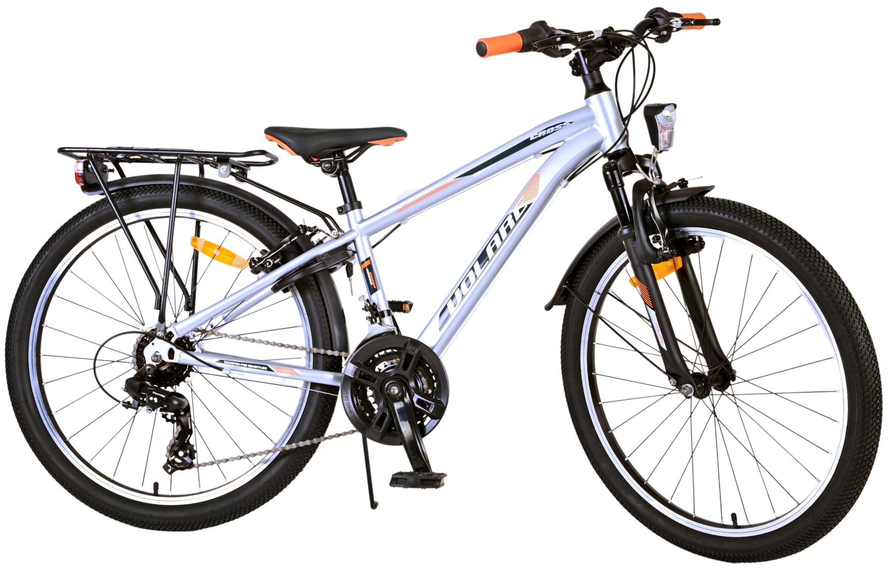 TPFSports Cross Kinderfahrrad - Jungen - 2 Handbremsen - 18 G&auml;nge - 24 Zoll - Blau - Bild 1