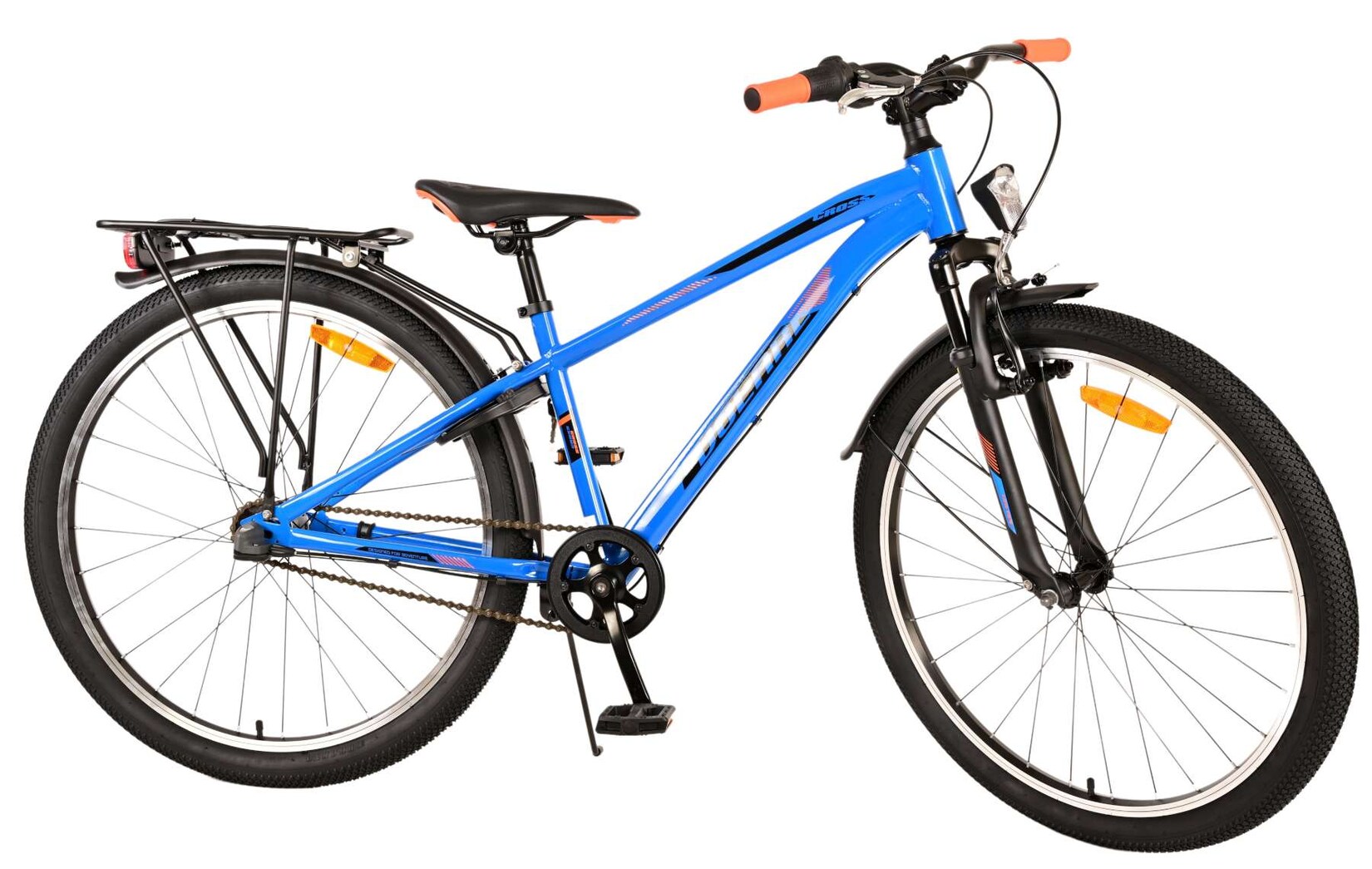 TPFSports Cross Kinderfahrrad - Jungen - Rücktritt + Handbremse - 26 Zoll - 3 Gänge - Blau