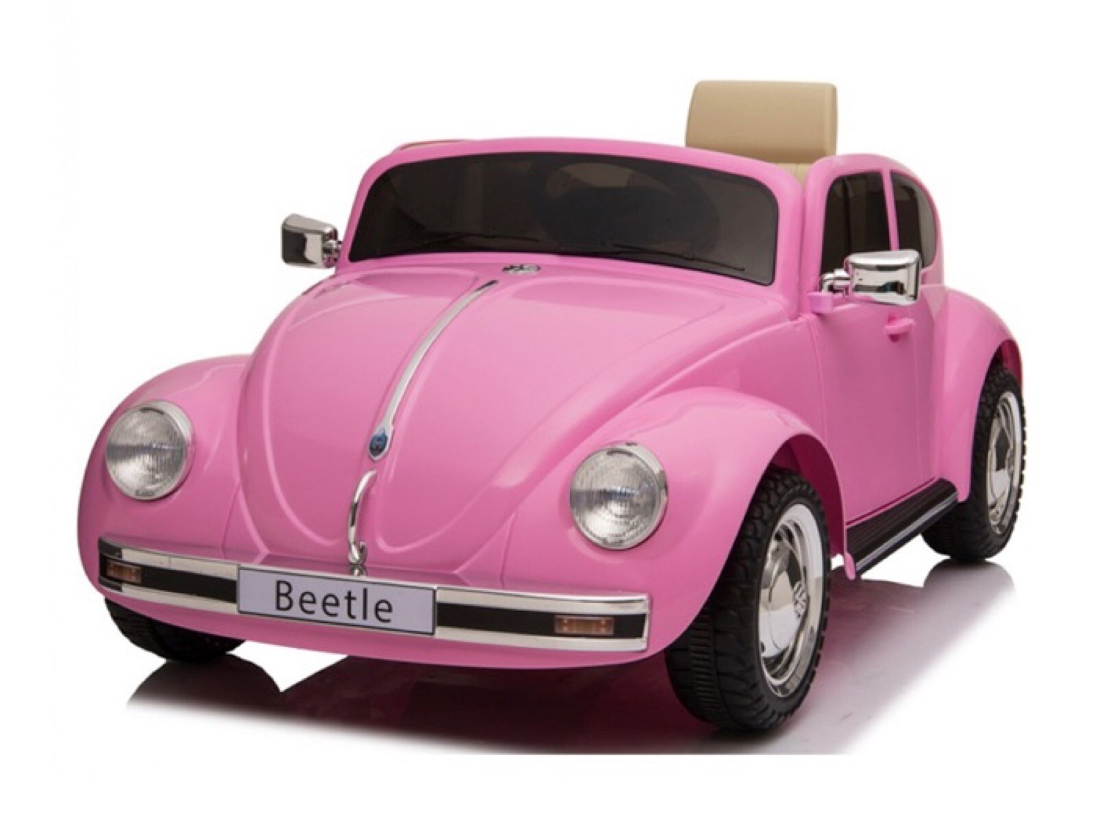 TPFLiving Elektro-Kinderauto Volkswagen Beetle Pink - Bild 1