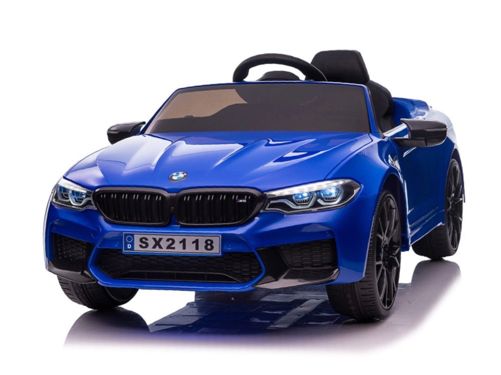 TPFLiving Elektro-Kinderauto BMW M5 Blau - Bild 1