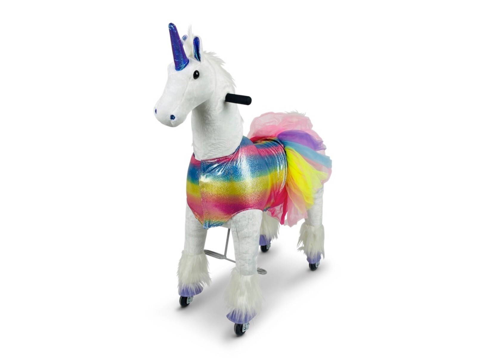 TPFLiving Reittier Einhorn Rainbow Größe S